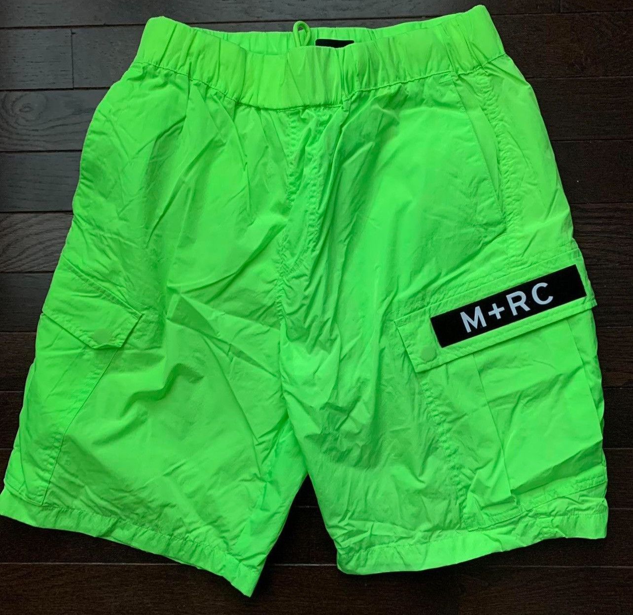 M+Rc Noir M+RC Noir Neon Green Cargo shorts Size US 32 / EU 48 - 1 Thumbnail