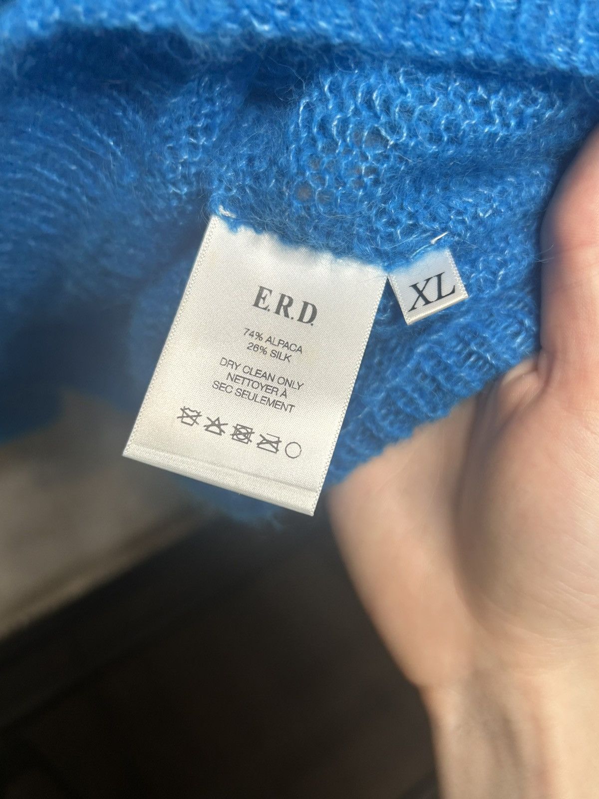 Enfants Riches Deprimes 2017 Alpaca Distressed Knit CAMPAIGN/RUNWAY GRAIL Size US XL / EU 56 / 4 - 10 Thumbnail