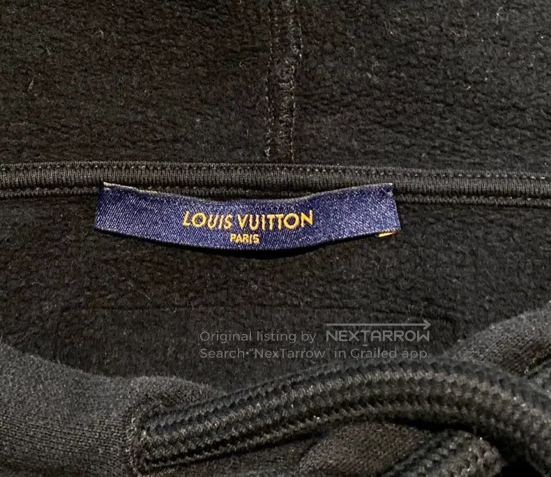 Louis Vuitton Louis Vuitton Black logo monogrammed sweatshirt Size US XS / EU 42 / 0 - 7 Thumbnail