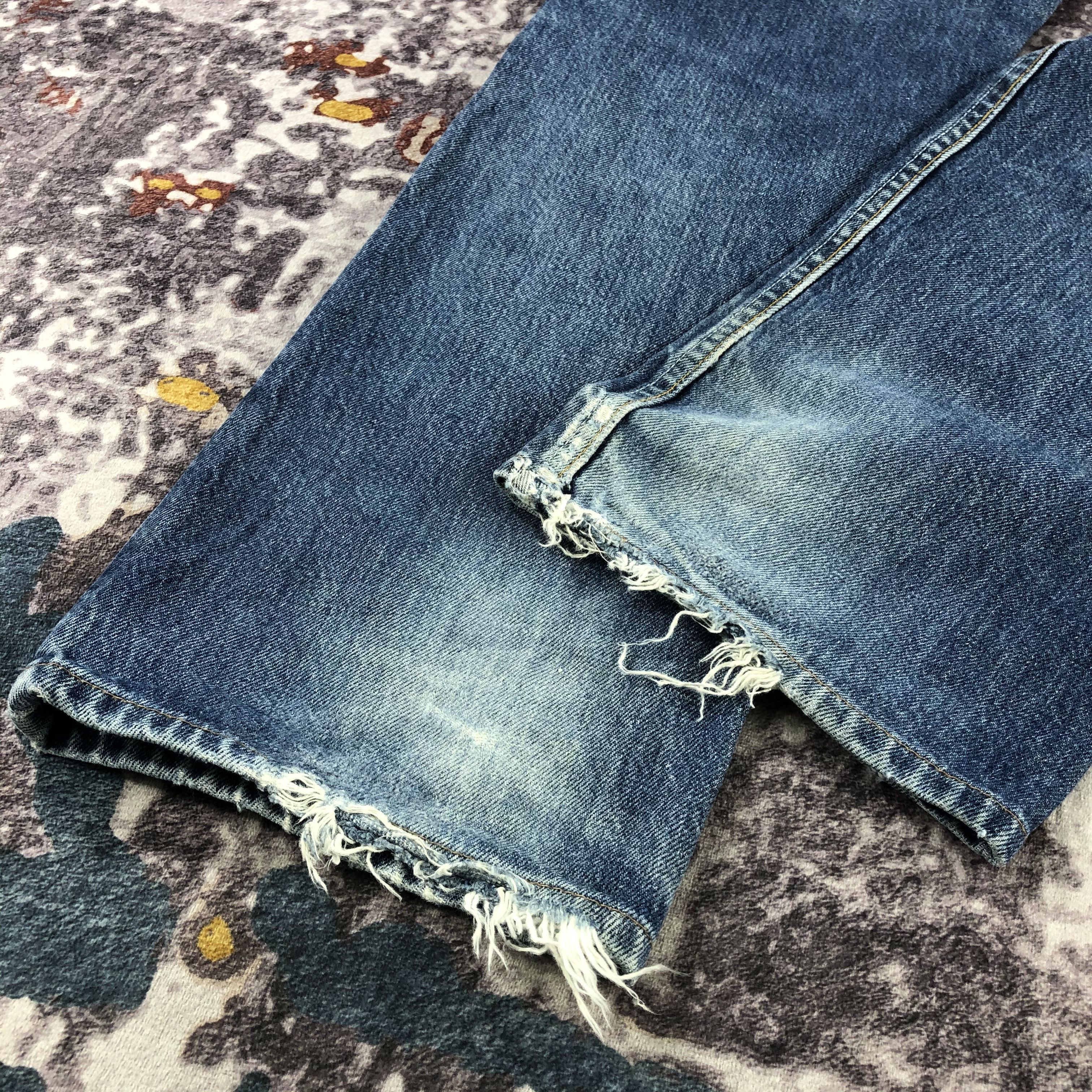Levi's 90s Vintage Blue Wash Levis 501 Jeans-JM2853 Size US 31 - 4 Thumbnail