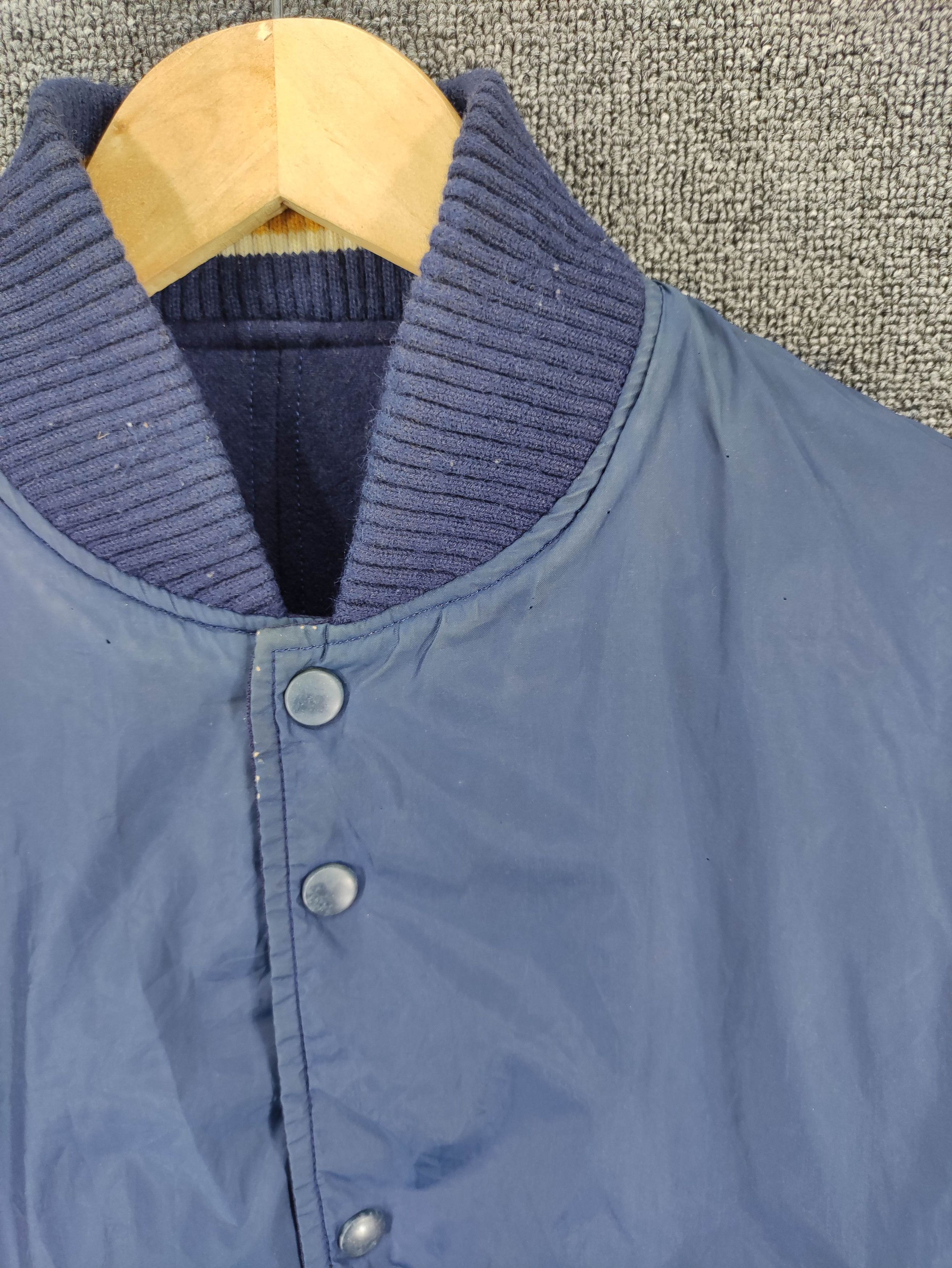 Mizuno Vintage Mizuno Varsity Wool Reversible Jacket Snap Button Size US L / EU 52-54 / 3 - 7 Thumbnail