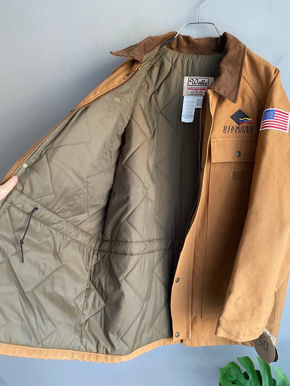 Walls Walls American Vintage Work Canvas Jacket, Sz L, Made in USA Size US L / EU 52-54 / 3 - 20 Thumbnail