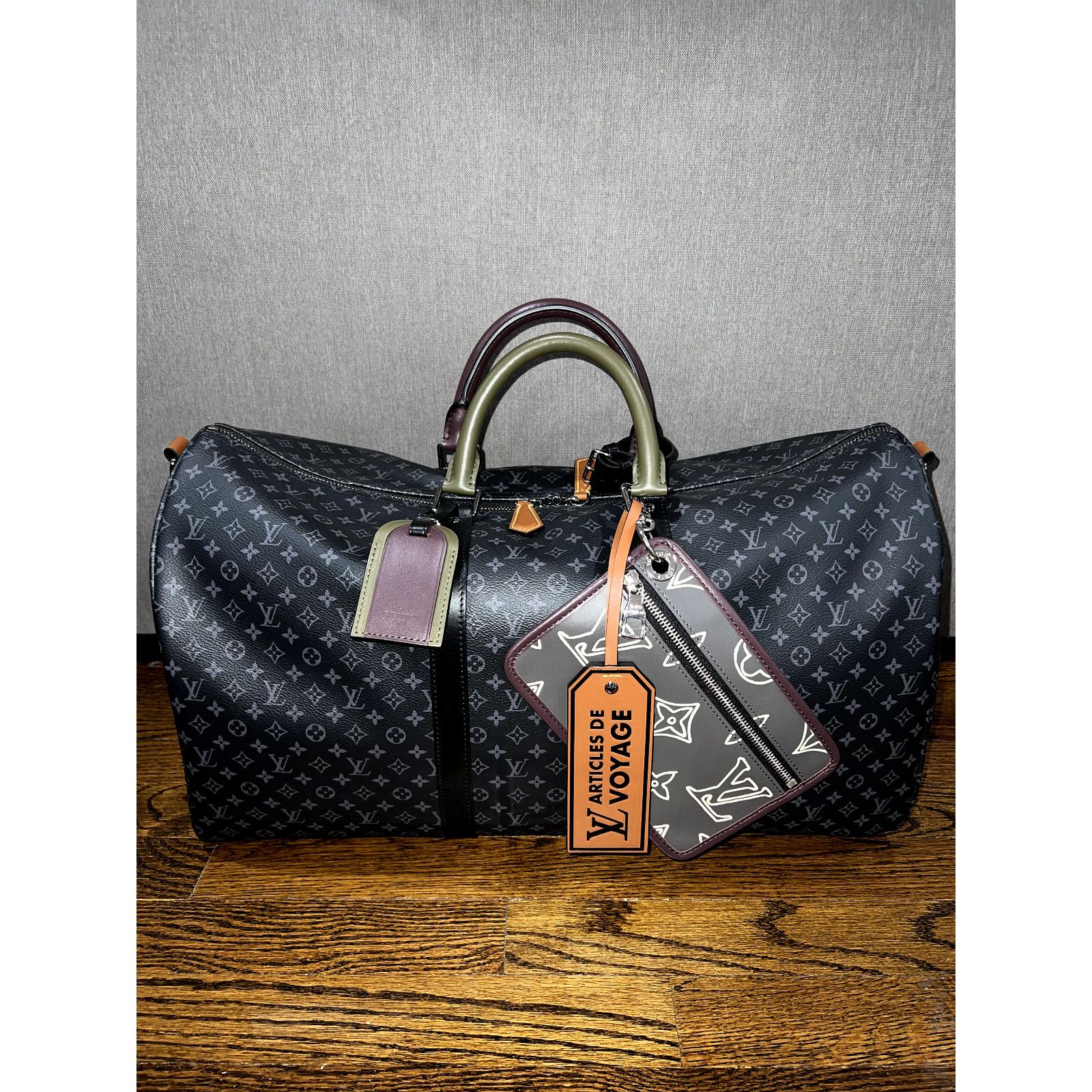 Louis Vuitton Louis Vuitton Keepall Bandouliere Patchwork Travel Bag Size ONE SIZE - 1 Thumbnail