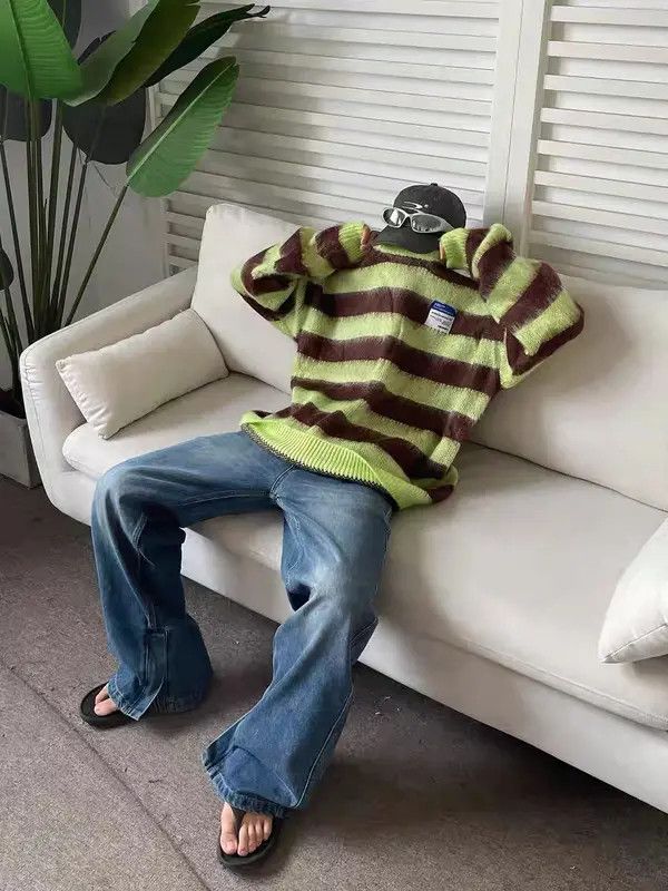 Retro punk sweater