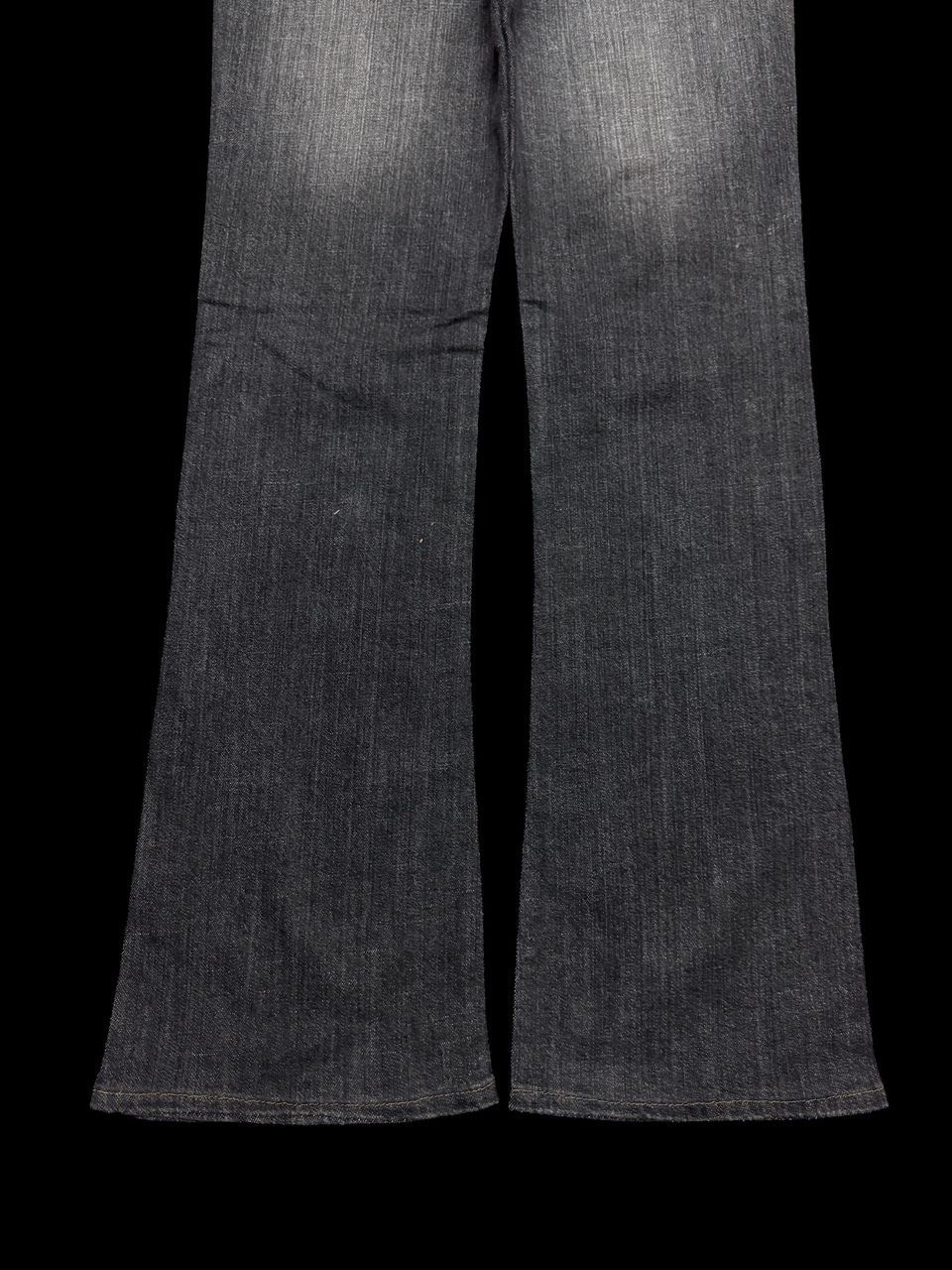 Vintage FLARED Vintage Japanese Mudwash Dark Denim Jeans Size US 28 / EU 44 - 16 Thumbnail