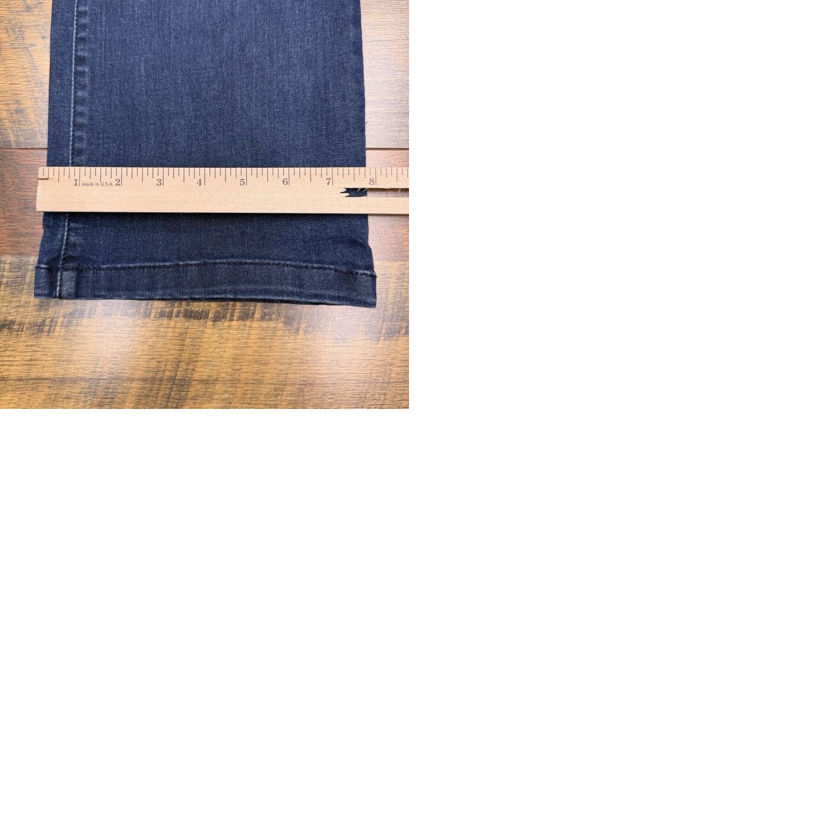 Vintage Vintage America Jeans Womens 12 Straight Jeans City Blue 5-Pocket Regular Rise Mid Denim Cotton Blend Stretch Inseam 29 in Zip Button 31 Waist NWT Size 34" / US 12 / IT 48 - 9 Thumbnail