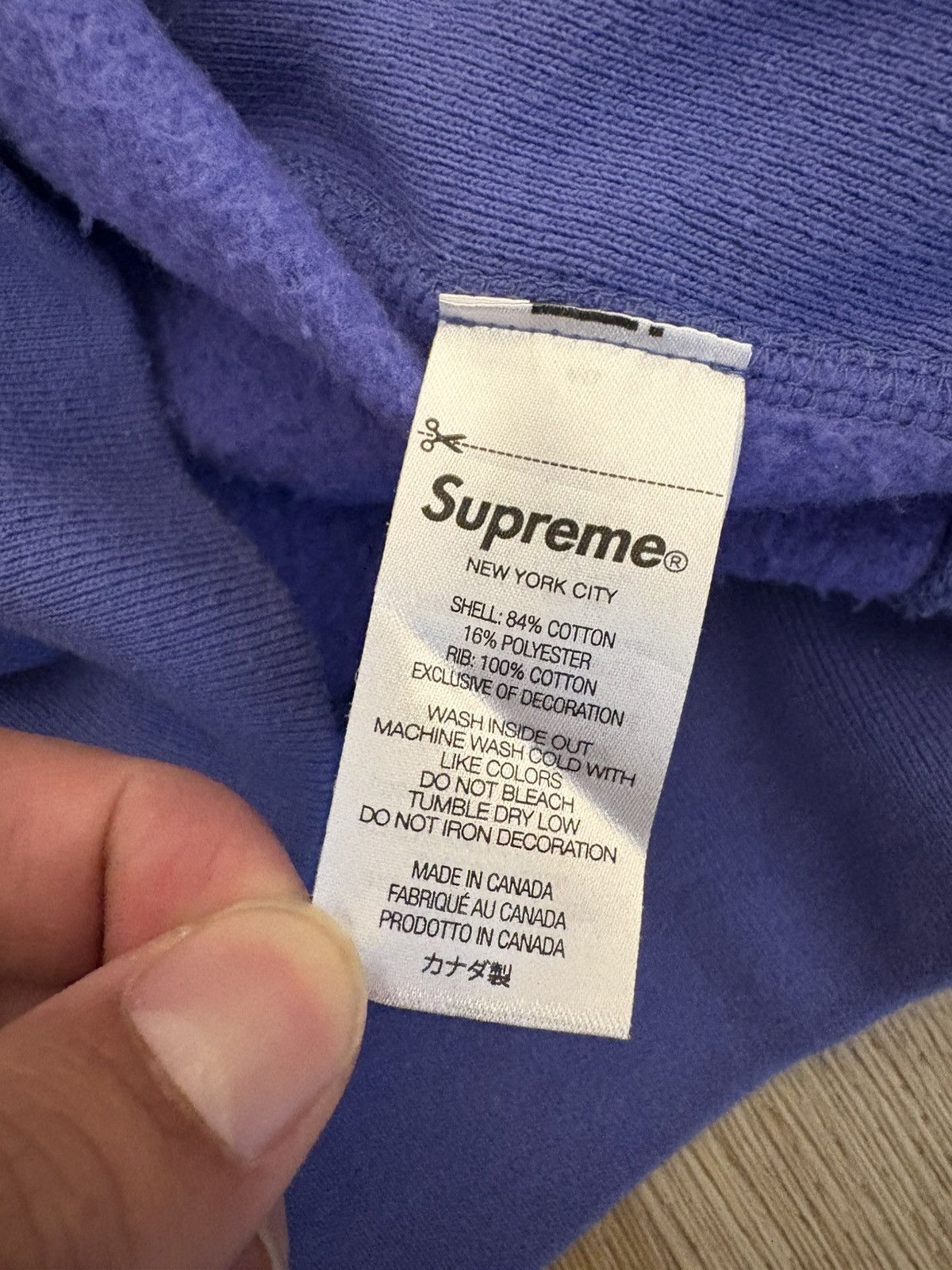 Supreme Supreme Futura Logo Hooded Sweatshirt Lavender Large Size US L / EU 52-54 / 3 - 7 Thumbnail