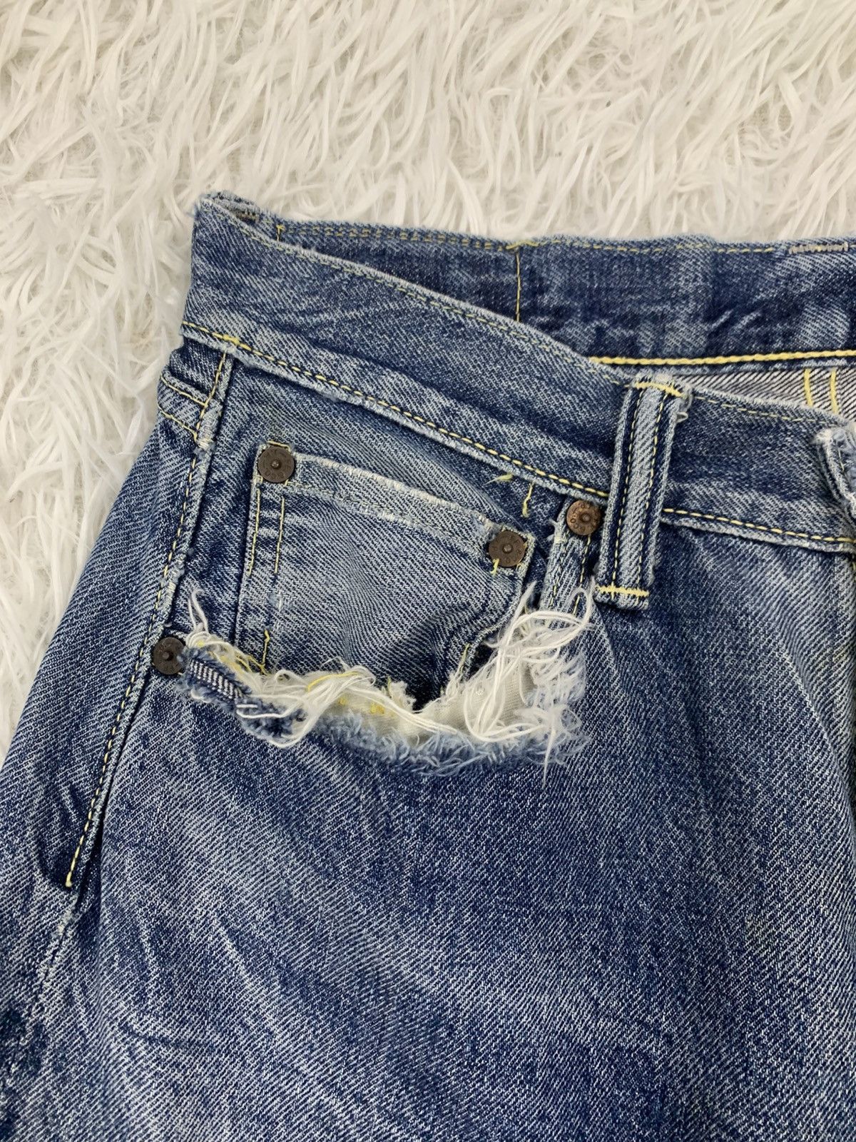 Skull Jeans by an Alchemist Fab Four Skull Jeans An Alchemist Selfedge Pant Hidden Rivet Size US 28 / EU 44 - 4 Thumbnail