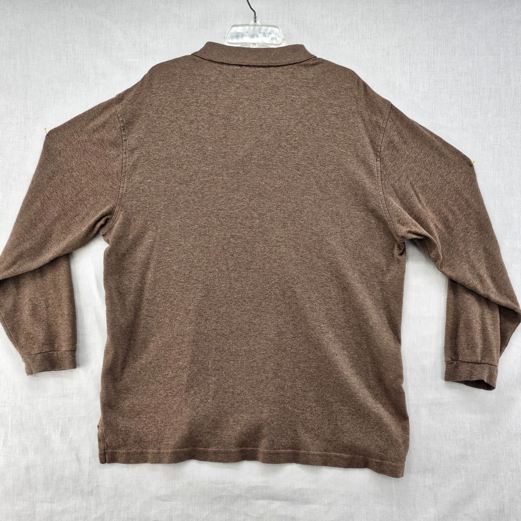 Jos. A. Bank Jos A Bank Shirt Men's Large Brown Long Sleeve Cotton Office Wear Preppy Polo Size US XL / EU 56 / 4 - 4 Thumbnail