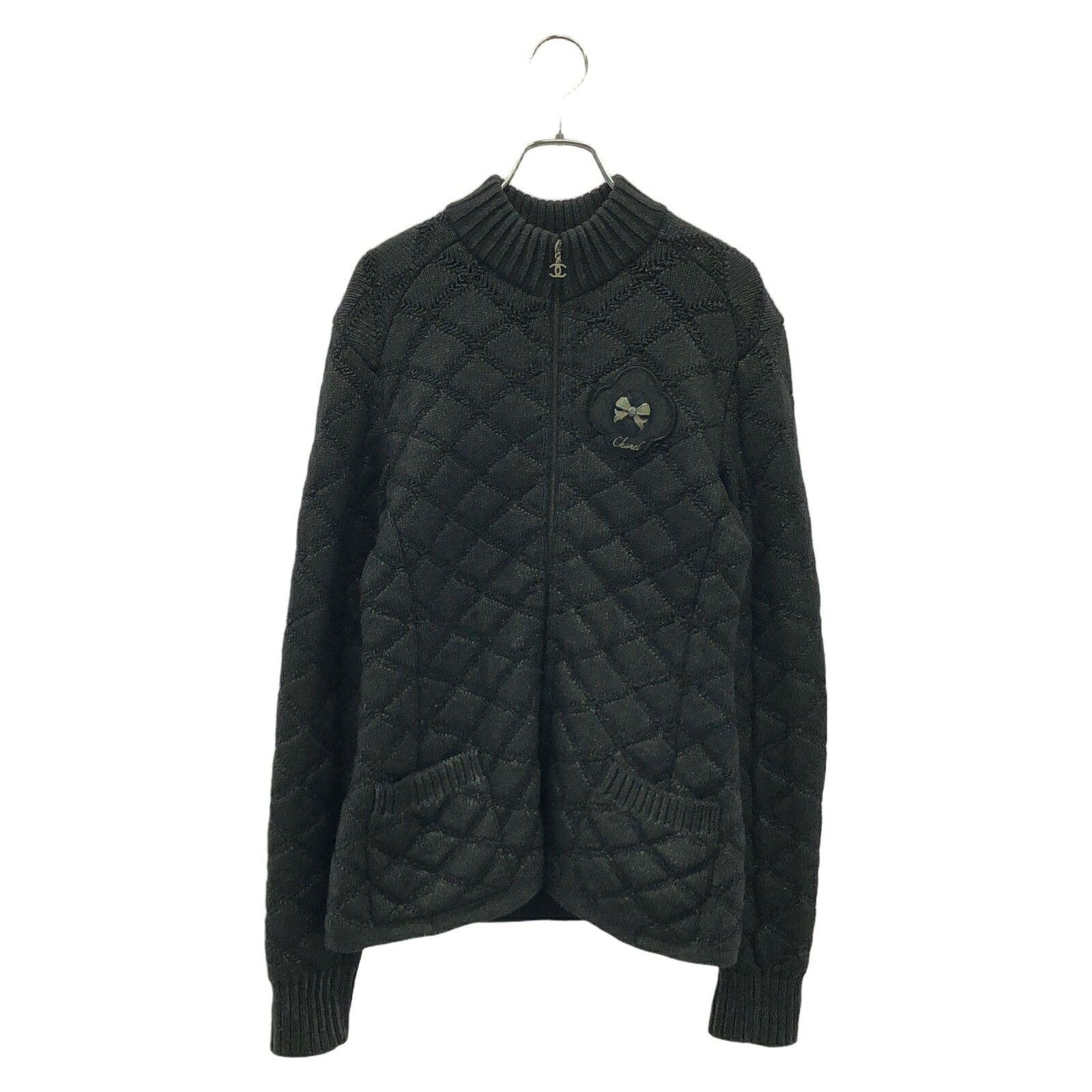 Chanel Chanel Chanel Jacket Wool Jacket Leather Outerwear P36588K02286 Size ONE SIZE - 1 Thumbnail