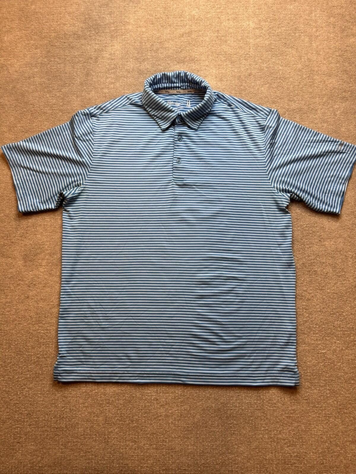Other Walter Hagen 11 Majors Men's Med Blue Stripe Golf Polo [701] Size US M / EU 48-50 / 2 - 2 Thumbnail