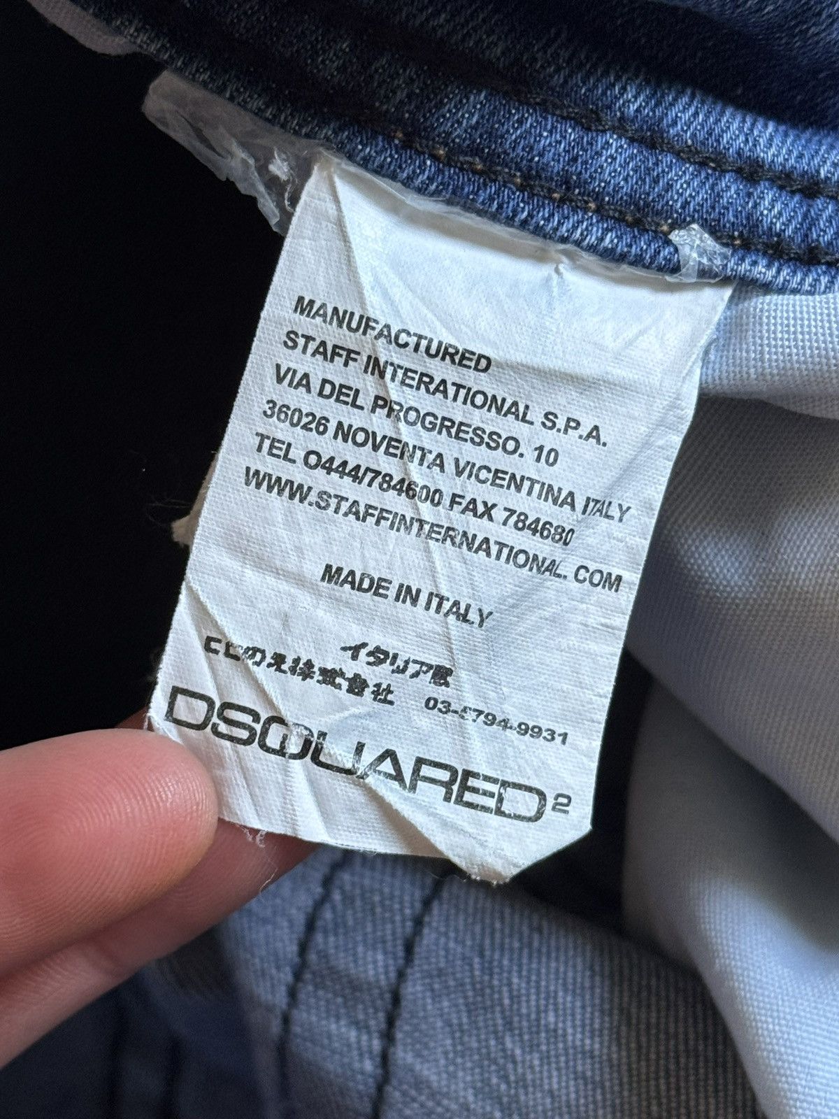 Dsquared2 Dsquared2 34 denim distressed jeans pants trousers Y2K Size US 34 / EU 50 - 10 Thumbnail