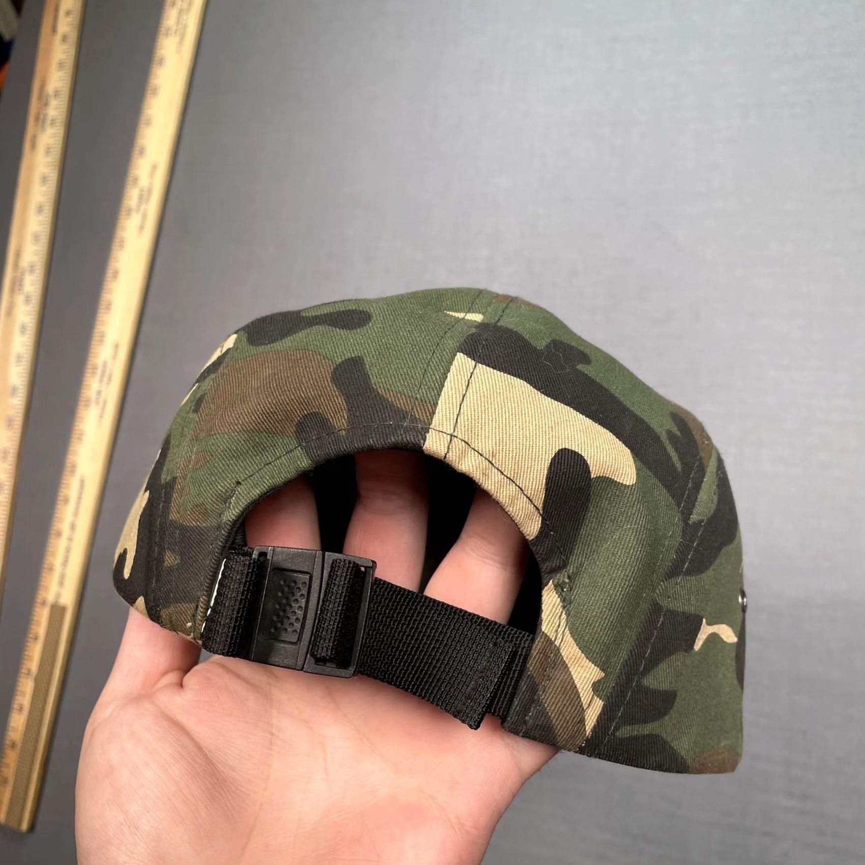 DGK DGK Hat 5 Panel Cap Strap Back Camo Twill Mens One Size Camouflage Brim Paisley Red Bandana Skate Cap Casual Summer Mens Size ONE SIZE - 4 Thumbnail