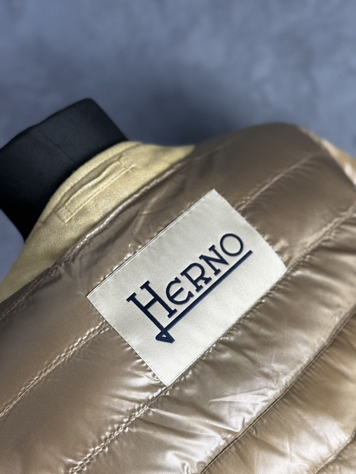 Herno HERNO Lurex Quilted Down Jacket Size L / US 10 / IT 46 - 13 Thumbnail
