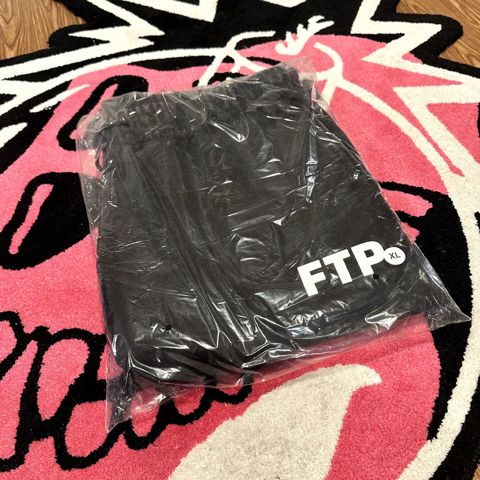 Fuck The Population FTP Overdyed Logo Sweatpants – Size XL (Black) – As Pictured Size US 30 / EU 46 - 3 Thumbnail
