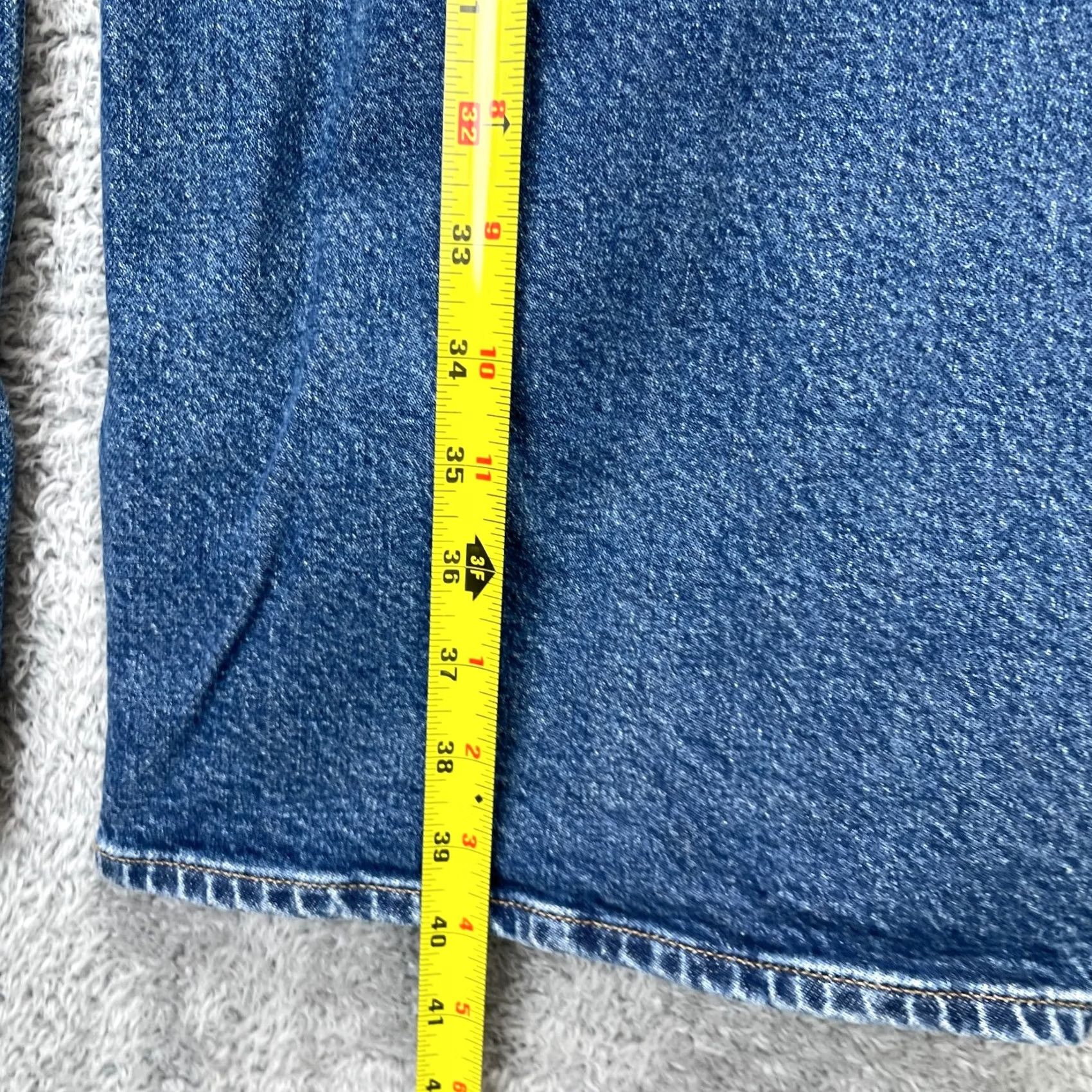 J.Crew J Crew Jeans Womens Blue 32 Slim Fit Wide Leg Stretch Cotton Denim Size 24" / US 00 / IT 34 - 7 Thumbnail