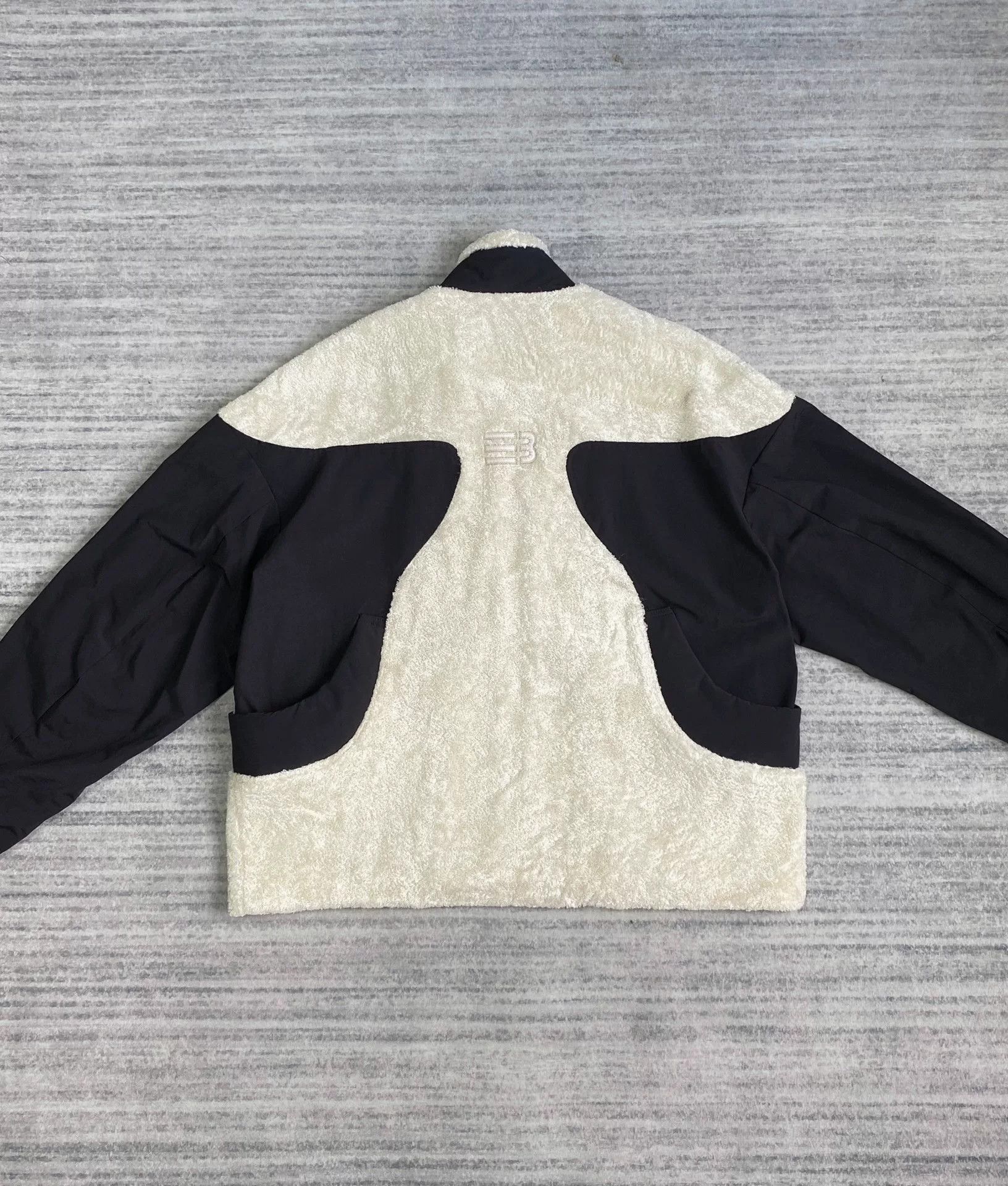 Namesake Black White Panda Fleece Jacket, Men's — image 2 of 6