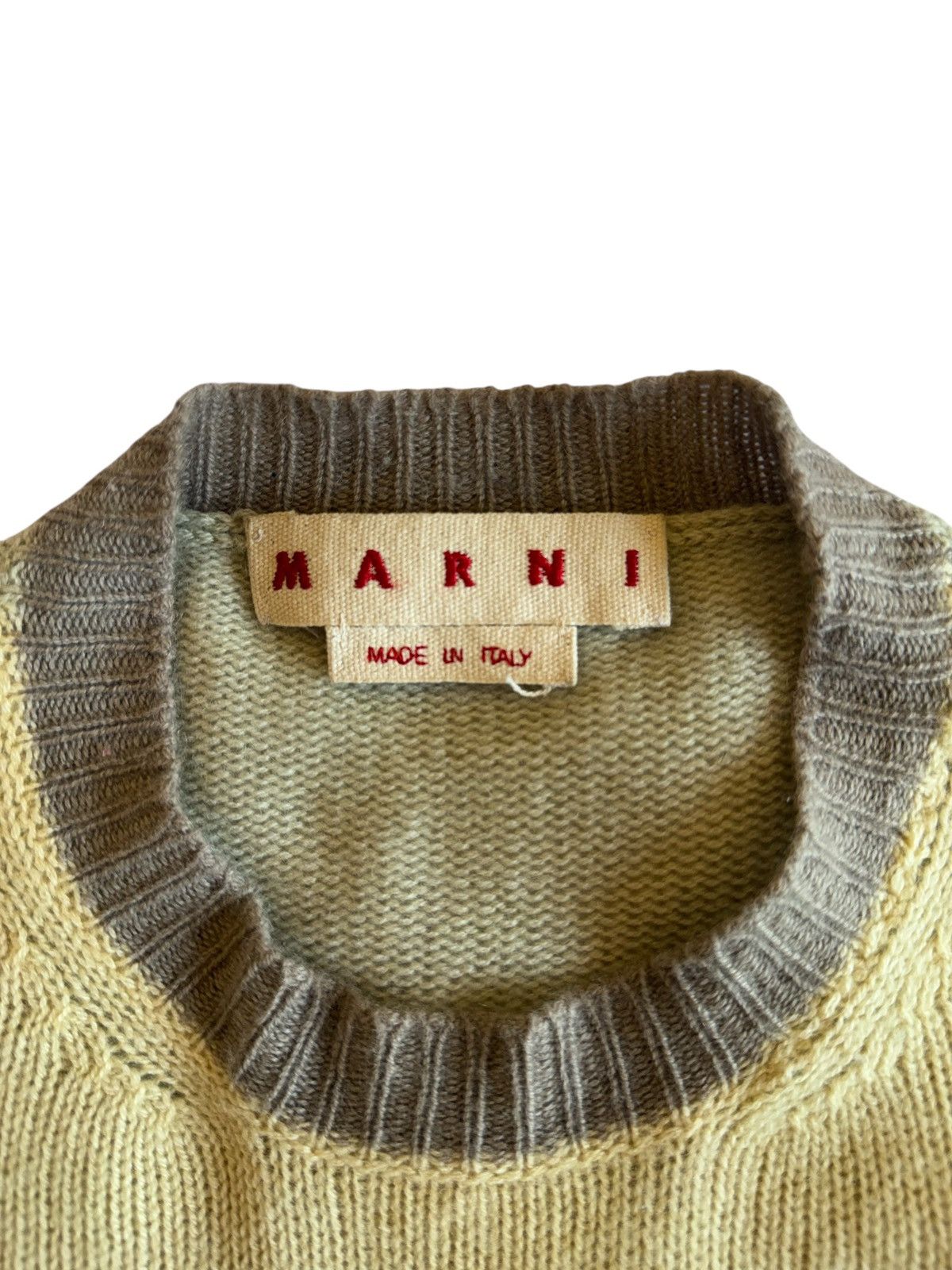Marni Marni SS2020 Colorblock Knit Crewneck Sweater Size XS / US 0-2 / IT 36-38 - 3 Thumbnail