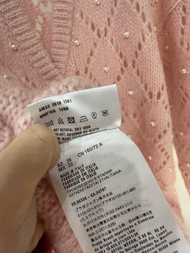 Miu Miu Miu Miu 36 Pink knit cardigan Size S / US 4 / IT 40 - 4 Thumbnail