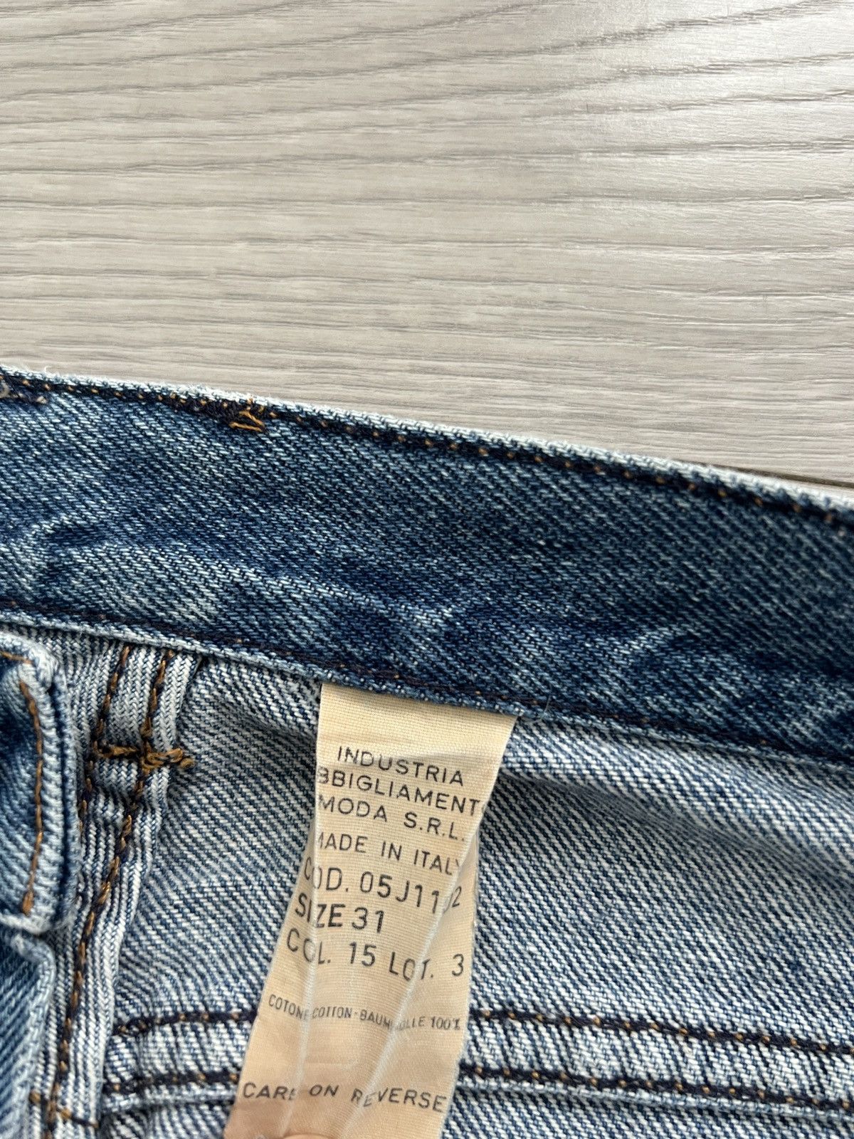 Armani Armani Jeans 1990s Metal Logo Denim Jeans Size US 28 / EU 44 - 5 Thumbnail