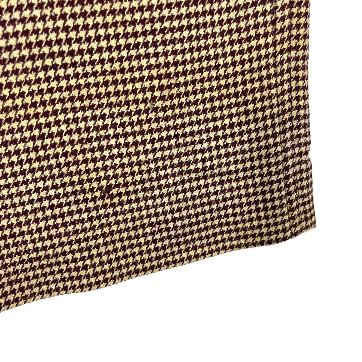 Zucca Vintage Zucca Issey Miyake Houndstooth Wool Trousers Size 32" / US 10 / IT 46 - 5 Thumbnail