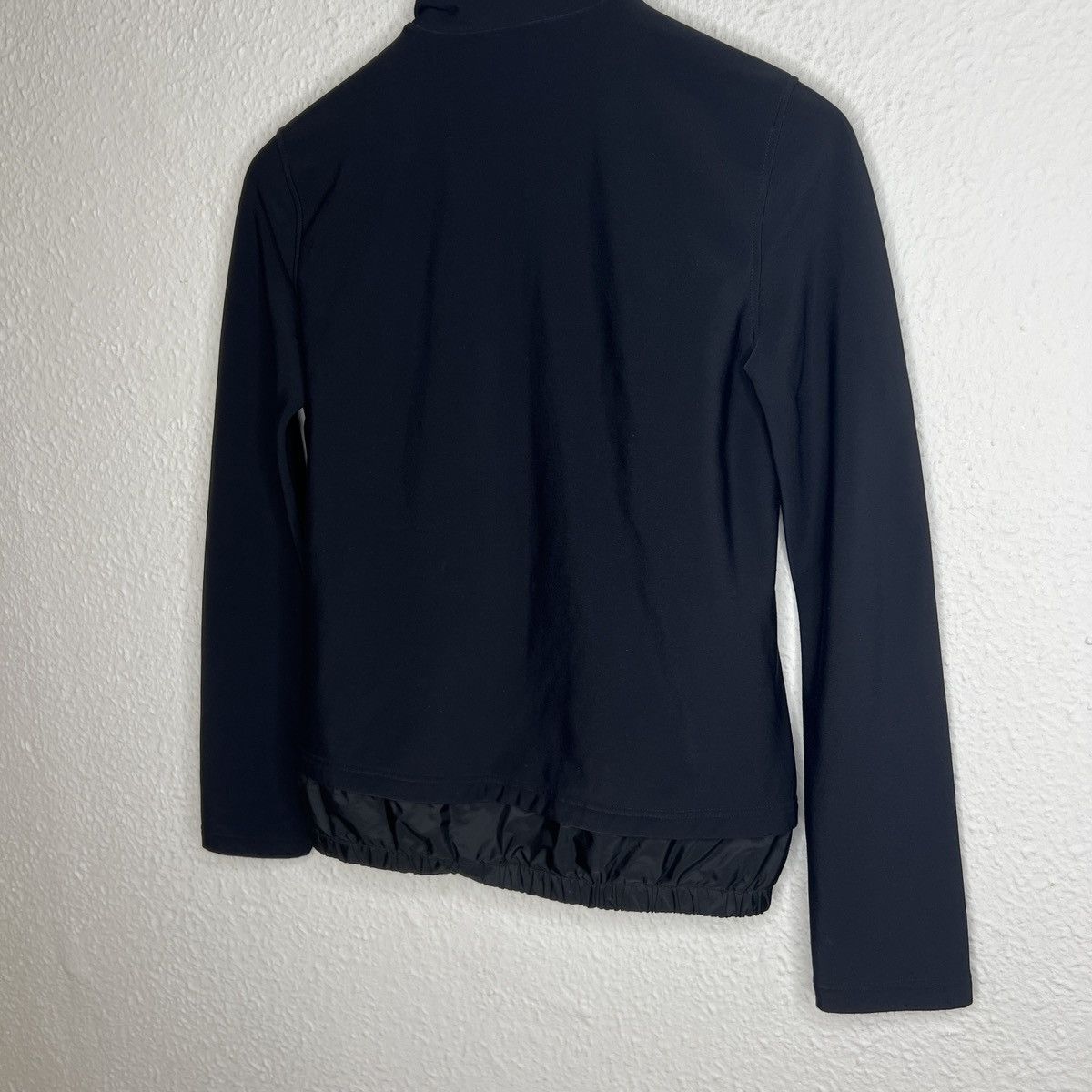 Designer × Prada Prada Nylon Light Jacket Black Logo Zip Logo Size XS / US 0-2 / IT 36-38 - 11 Thumbnail