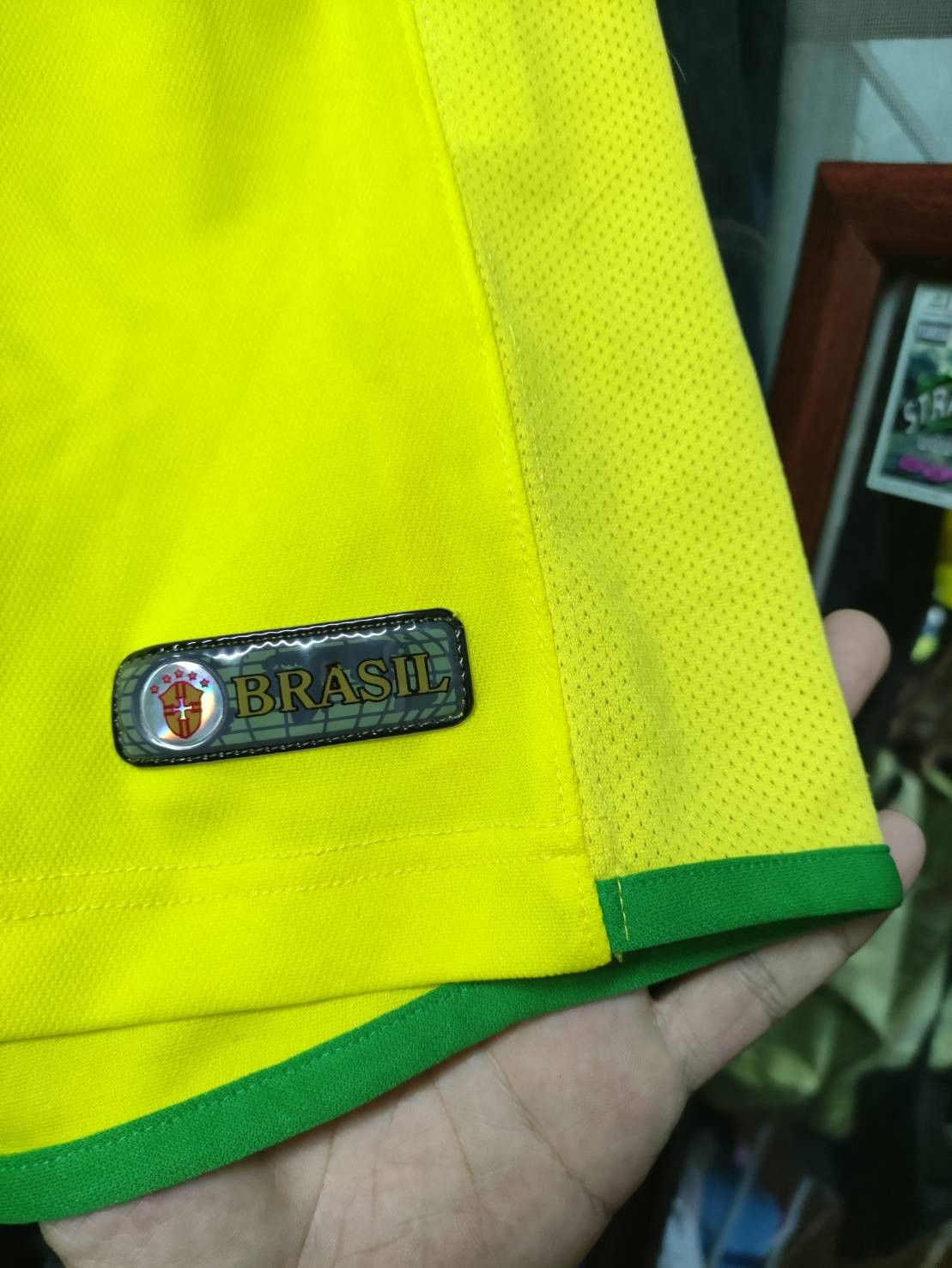 Vintage Vtg 00's Brasil " Ronaldinho No.10 " 5 Time World Champion Size US XL / EU 56 / 4 - 8 Thumbnail
