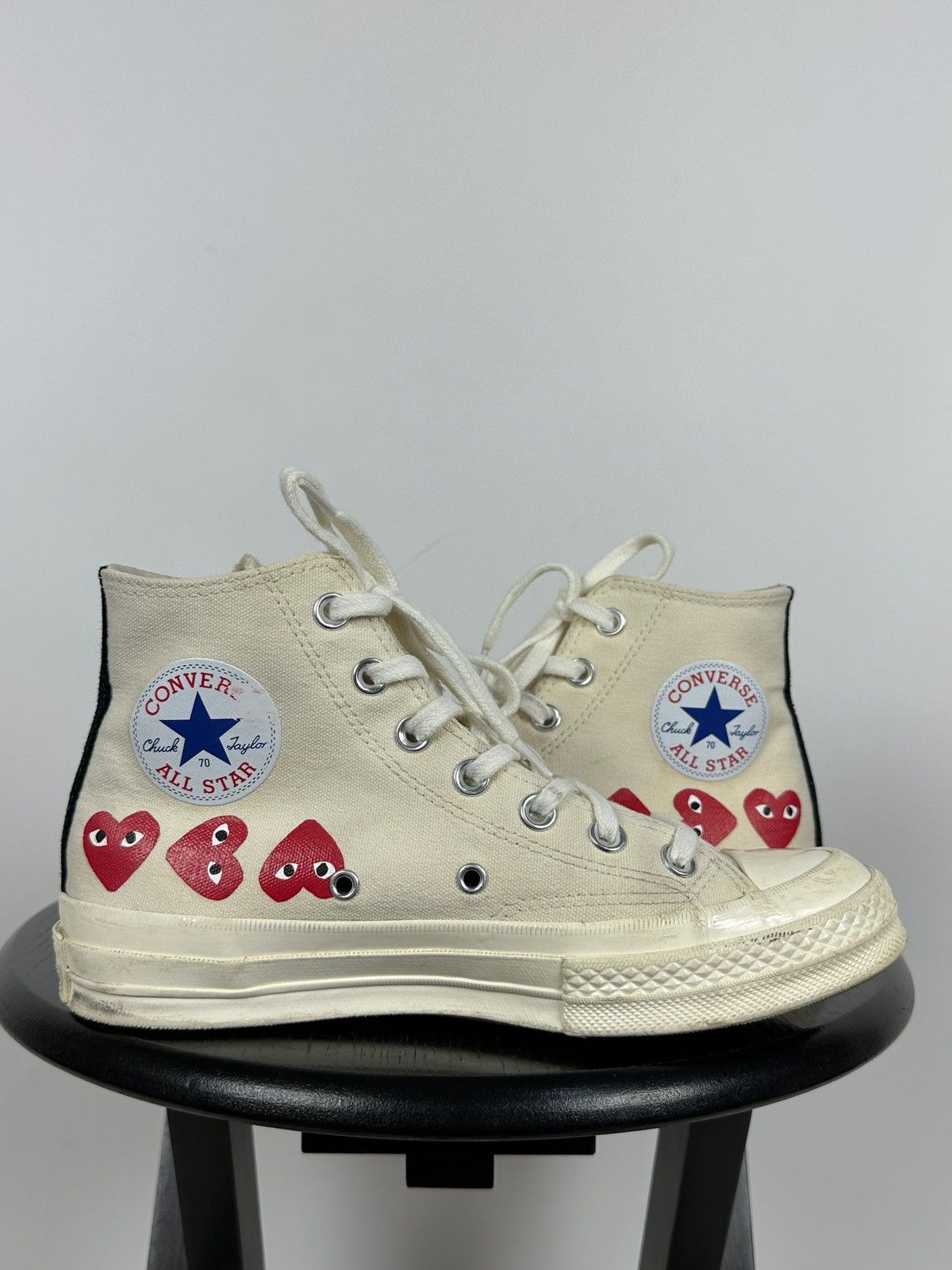 Comme des Garcons Comme Des Garçons x Chuck Taylor Converse All Star Hi Top Size US 5 / EU 37 - 4 Thumbnail