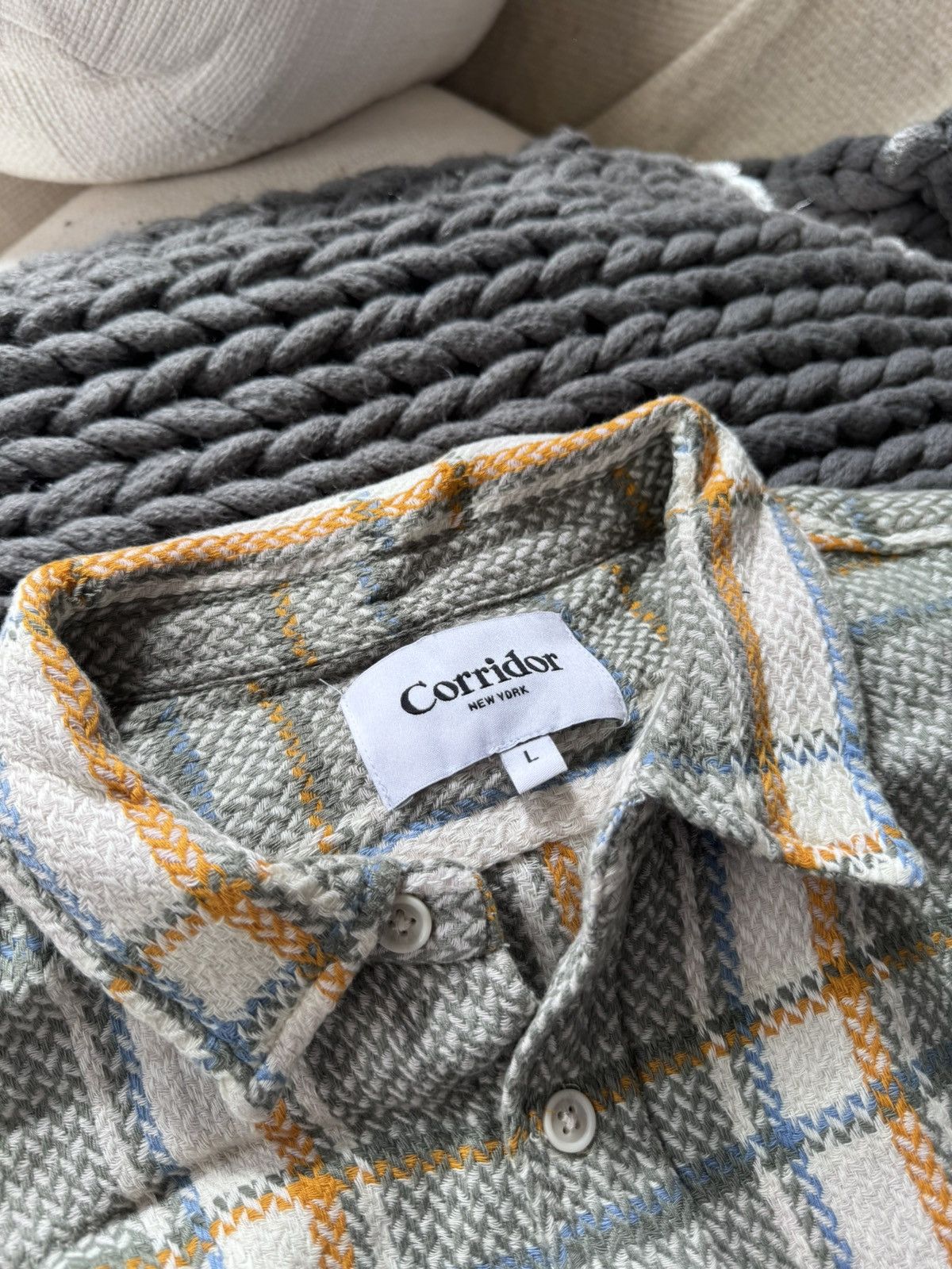 Corridor Corridor NYC Long Sleeve Linen/Cotton Shirt Size US L / EU 52-54 / 3 - 2 Thumbnail