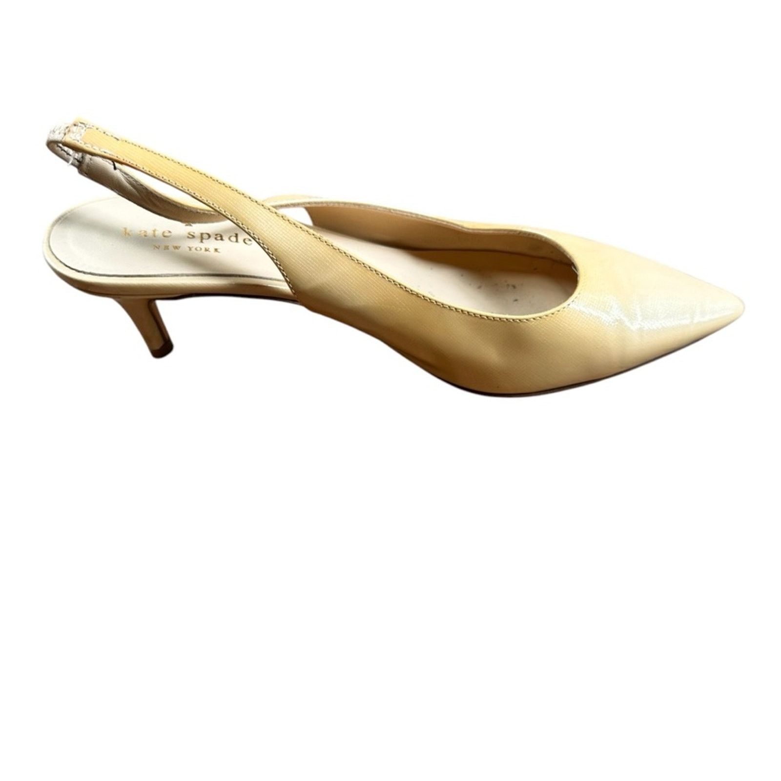 Kate Spade Kate Spade Kitten Slingback Heels – Beige – Size 6.5 – GUC Size US 6.5 / IT 36.5 - 6 Thumbnail