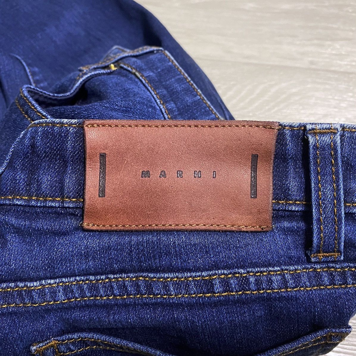 Marni Womens Marni Skinny Fit Navy Cotton Stretchy Jeans Denim Lux Size 25" / US 0 / IT 36 - 21 Thumbnail