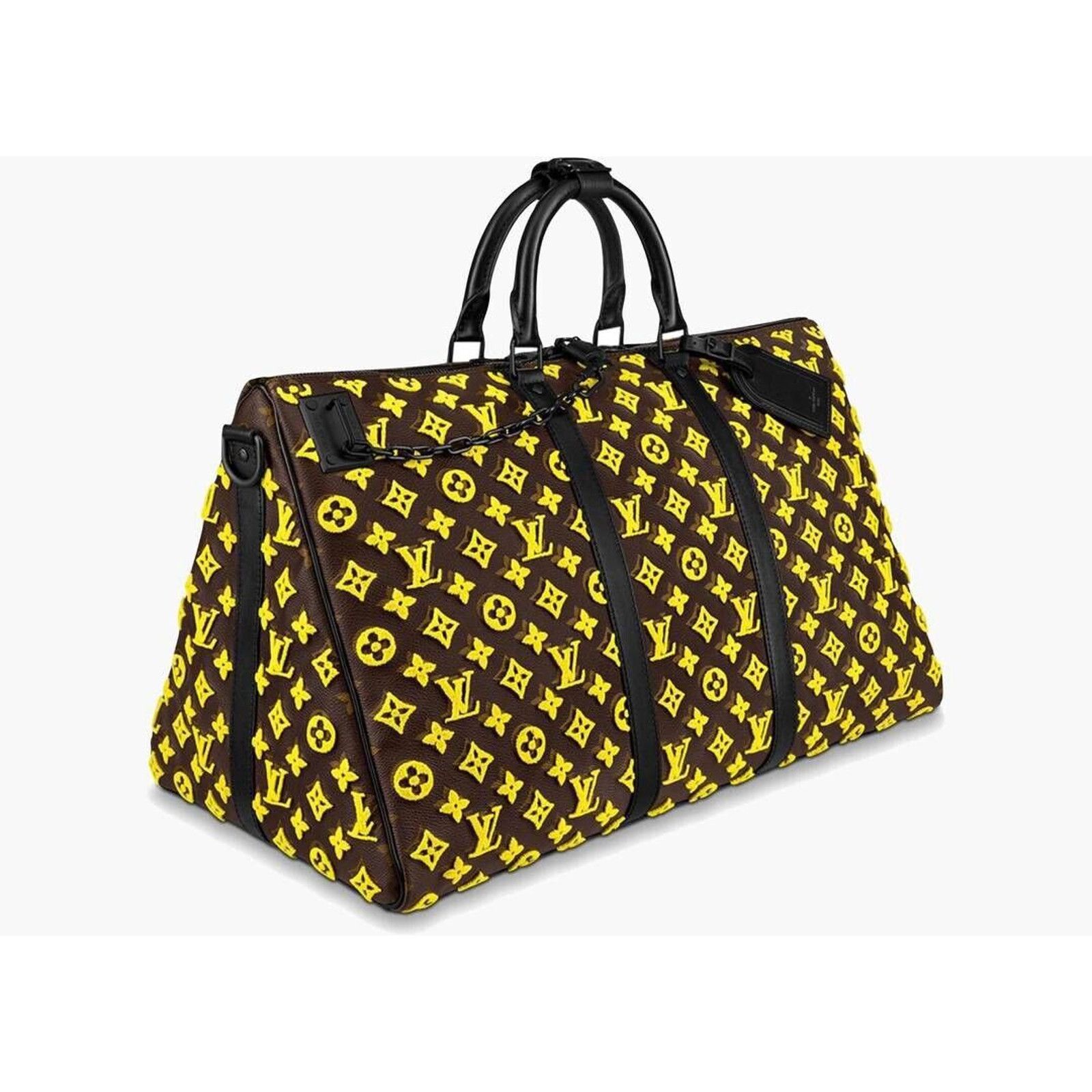 Louis Vuitton Louis Vuitton Keepall Triangle Bandouliere Duffle Travel Bag Size ONE SIZE - 3 Thumbnail