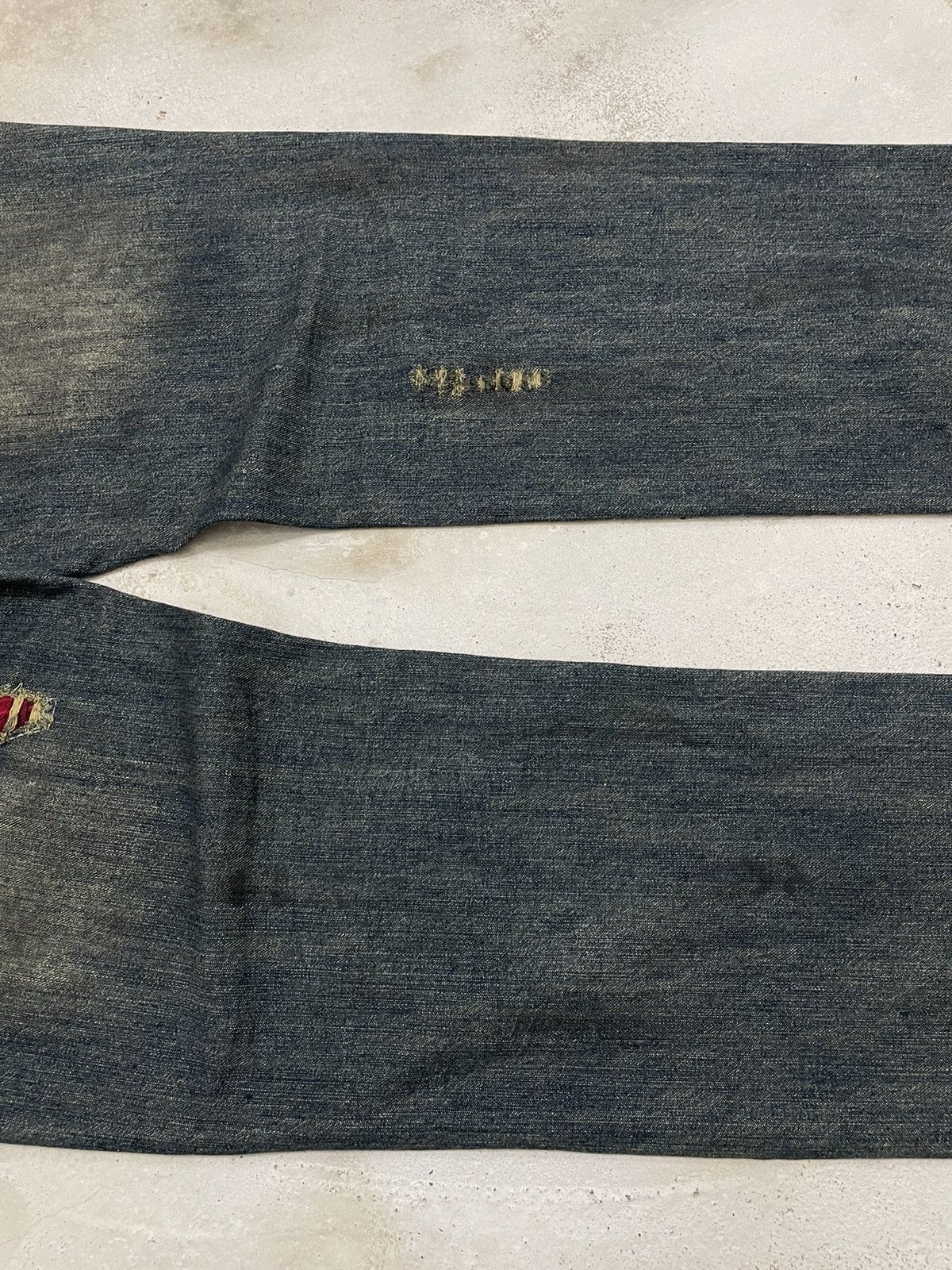 20471120 In the Attic Crazy Muddy Distressed Stud Japan Punk Denim Size US 32 / EU 48 - 12 Thumbnail