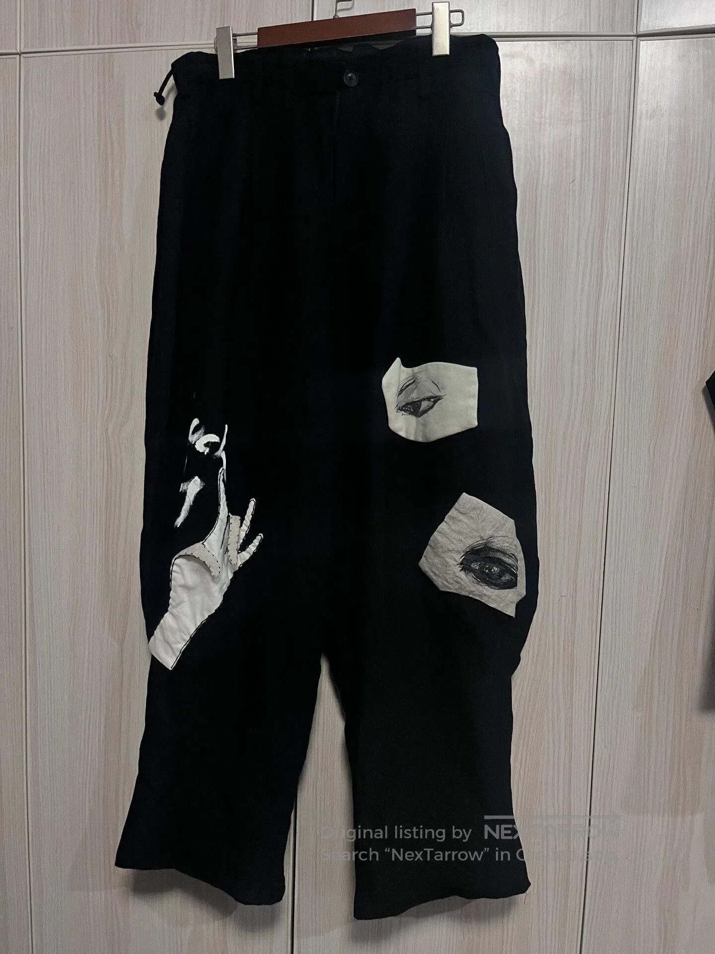 Yohji Yamamoto Yohji Yamamoto Black Pants with Unique Design. Size US 28 / EU 44 - 1 Thumbnail