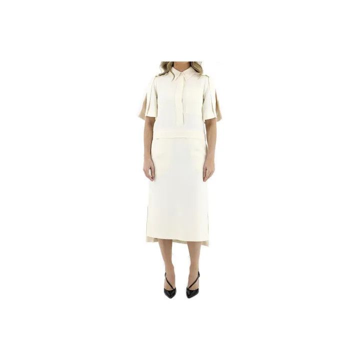 Burberry Burberry White Lace Long Sleeve Dress 0079 | Grailed