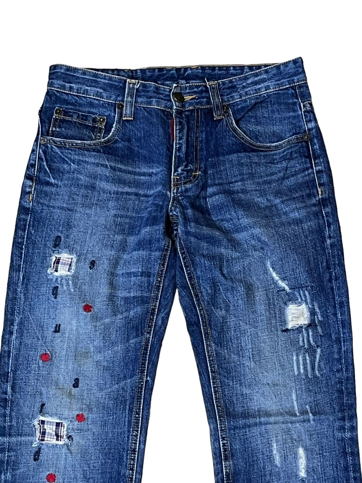 Dsquared2 SICK🔥DSQUARED2 JEAN SLIM FIT DISTRESSED STYLE JEANS Size US 30 / EU 46 - 5 Thumbnail