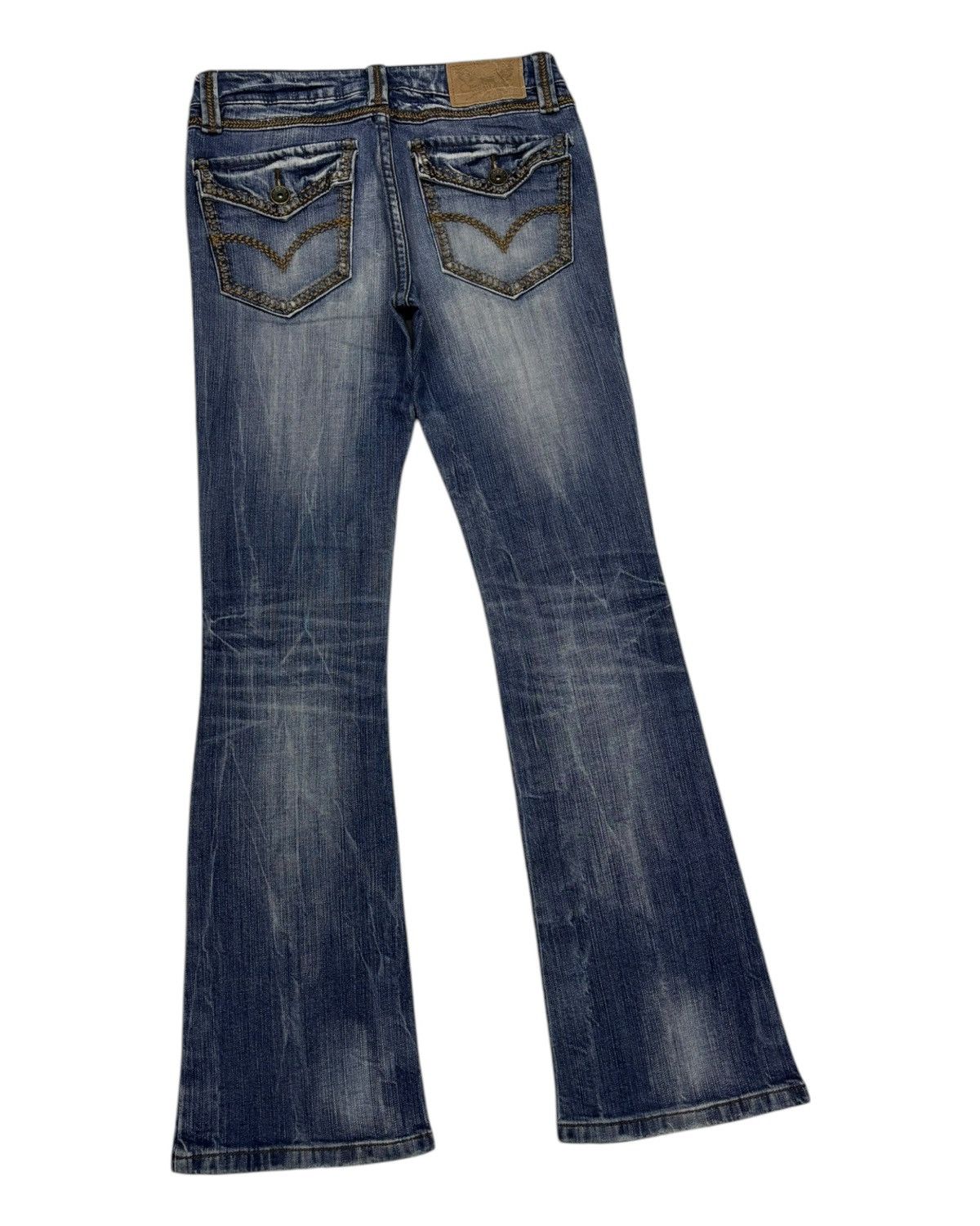 14th Addiction × If Six Was Nine FLARE💥90s Style Bootcut Denim Ultimax Jeans Flared Size US 29 - 4 Thumbnail