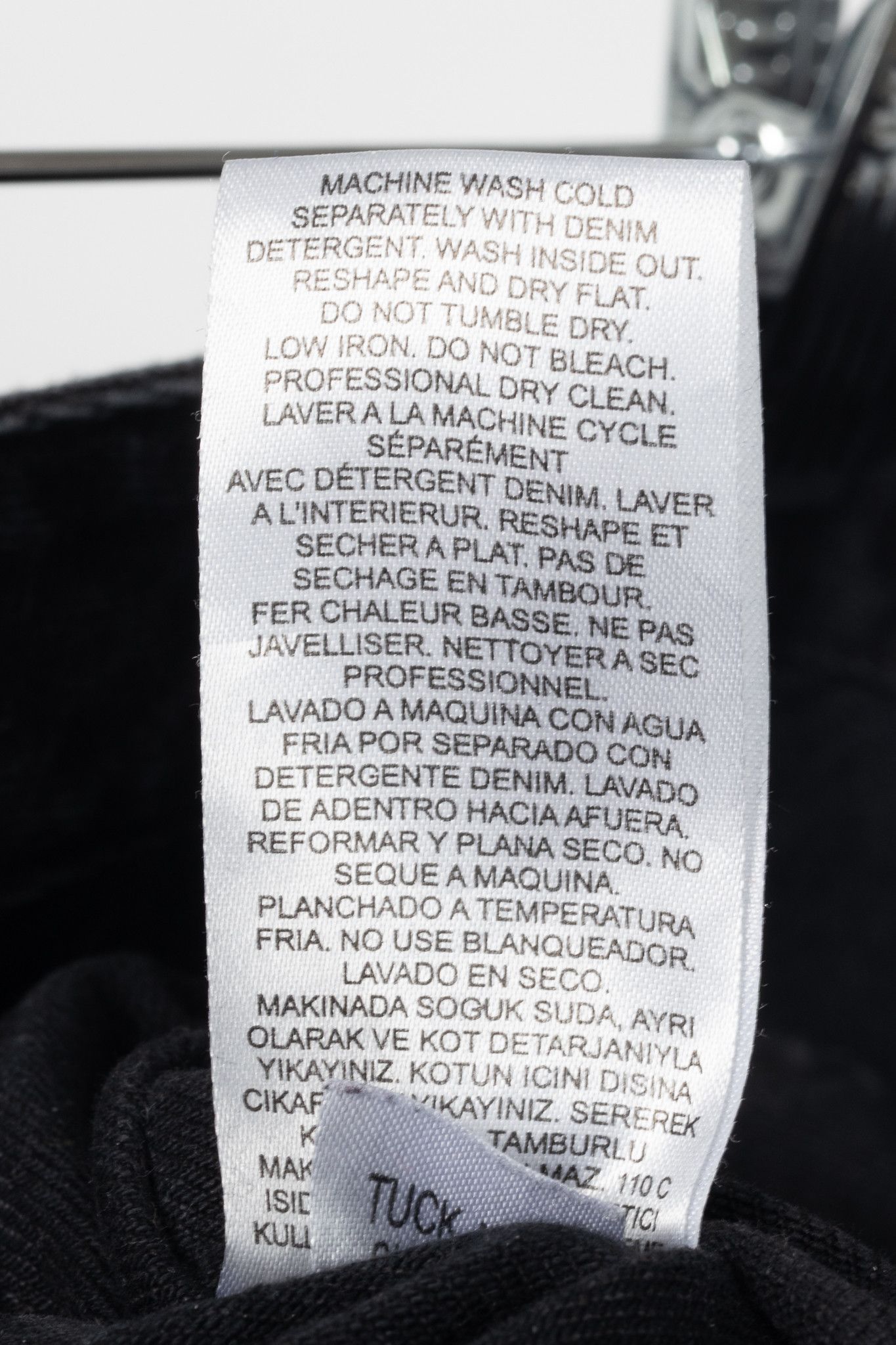 Tibi Tibi SS24 Vintage Black Denim Barrel Shorter Tuck Jeans Size 25" / US 0 / IT 36 - 10 Thumbnail