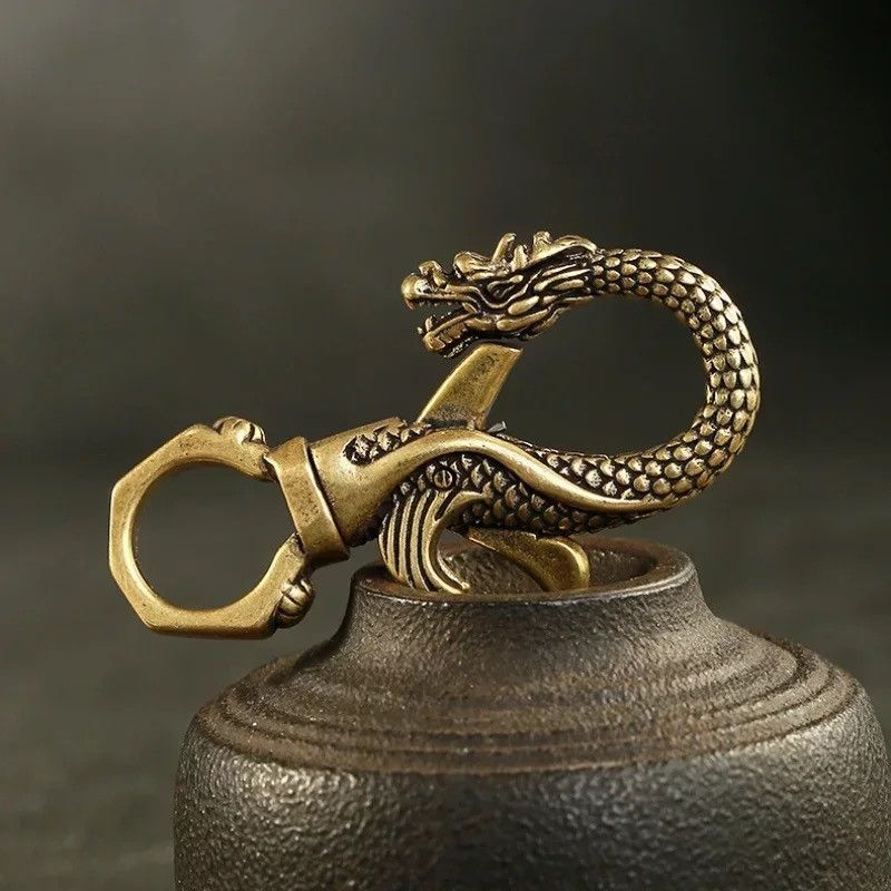Vintage Vintage Statue Dragon Keychain Size ONE SIZE - 1 Thumbnail