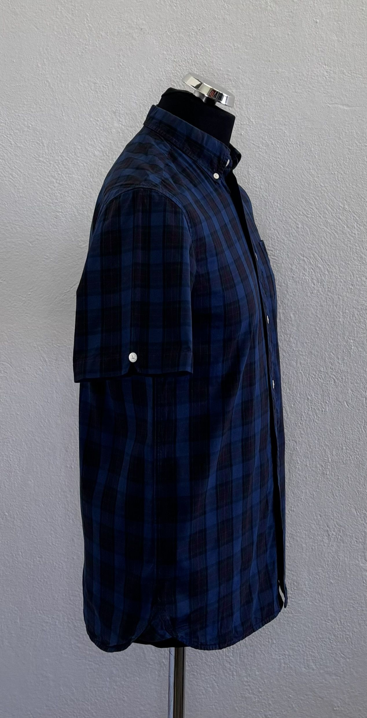 Fred Perry Fred Perry Navy Blue Check shirt size S Size US S / EU 44-46 / 1 - 4 Thumbnail