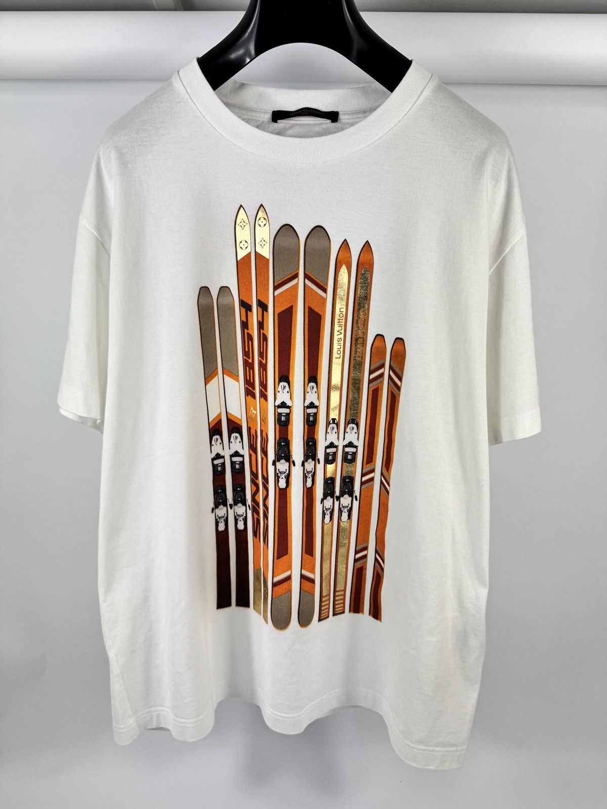【LV SKIコレクション】LOUIS VUITTON★Printed Cotton Tシャツ Louis Vuitton SKI PRINT T-SHIRT | Grailed