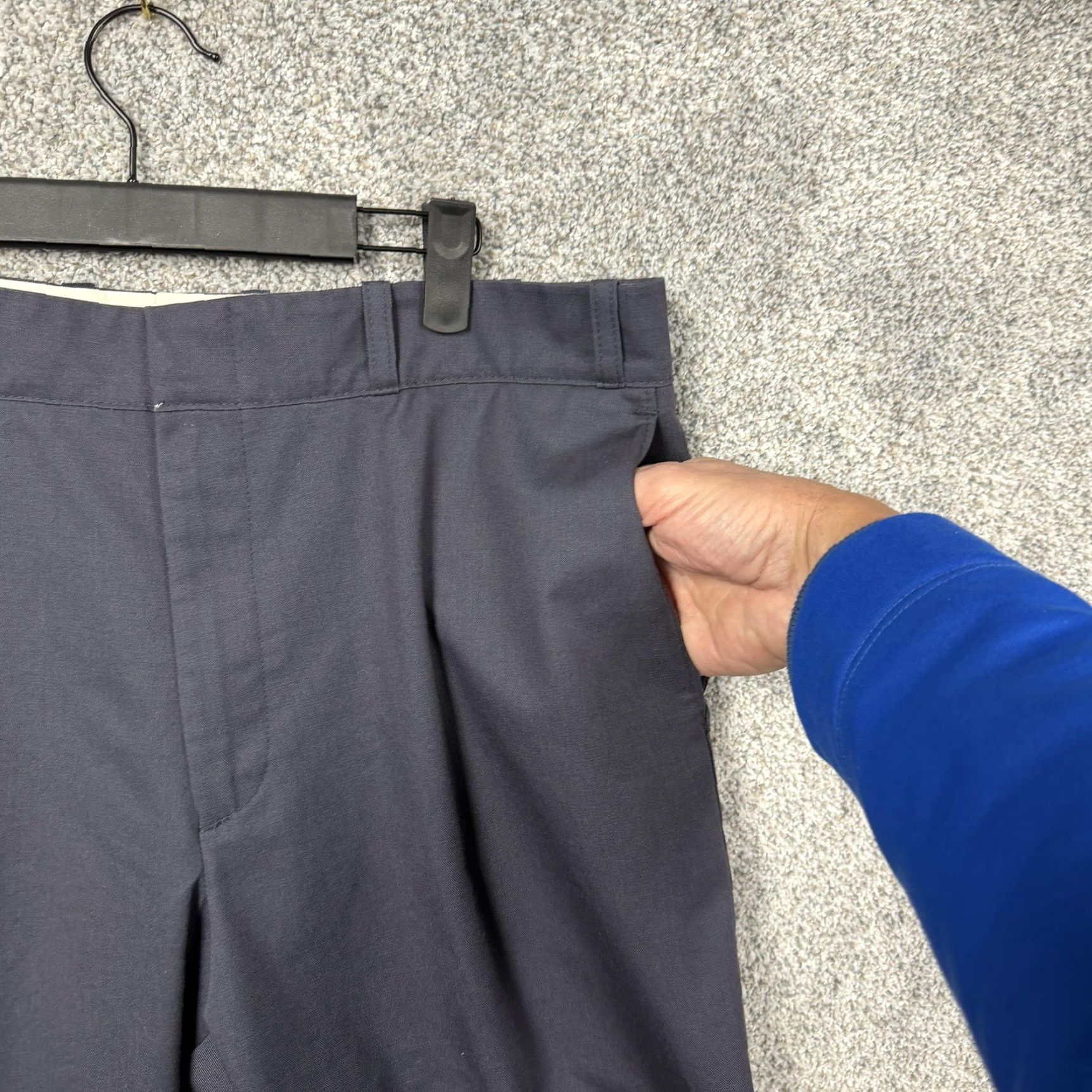 Sears VINTAGE Roebucks Sears Pants 35x26 Regular Blue Dress Pants Men Size US 36 / EU 52 - 7 Thumbnail