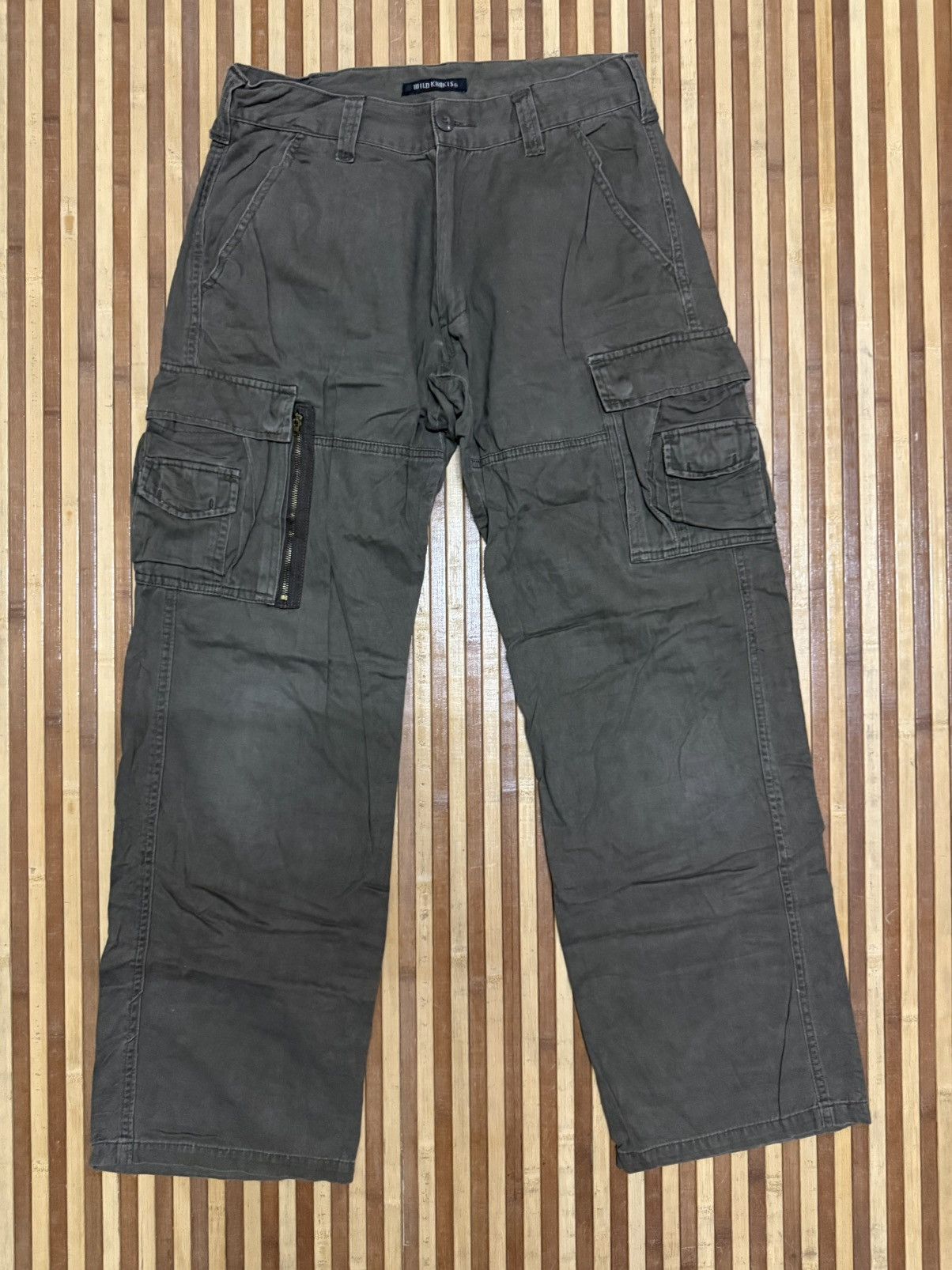 Japanese Brand Wild Khakis Cargo Pants Streetwear / Multipocket / W30X31 Size US 30 / EU 46 - 1 Thumbnail