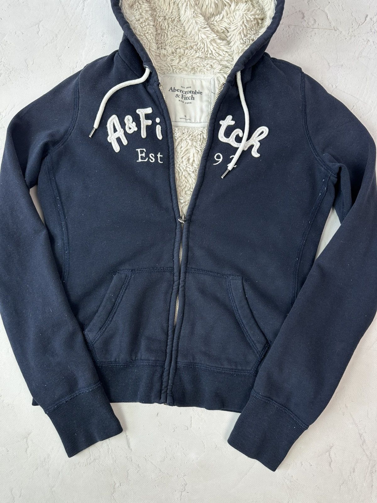 If Six Was Nine Y2K Abercrombie & Fitch If Six Was Nine Style Zip Fur Hoodie Size M / US 6-8 / IT 42-44 - 3 Thumbnail