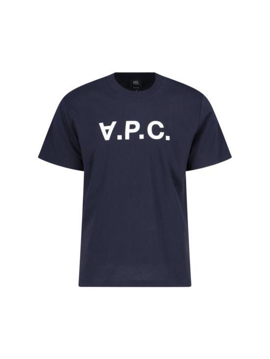 A.P.C. A.P.C. Men T-Shirts COHBM M26384 TIQ Blue Size US XXL / EU 58 / 5 - 1 Thumbnail