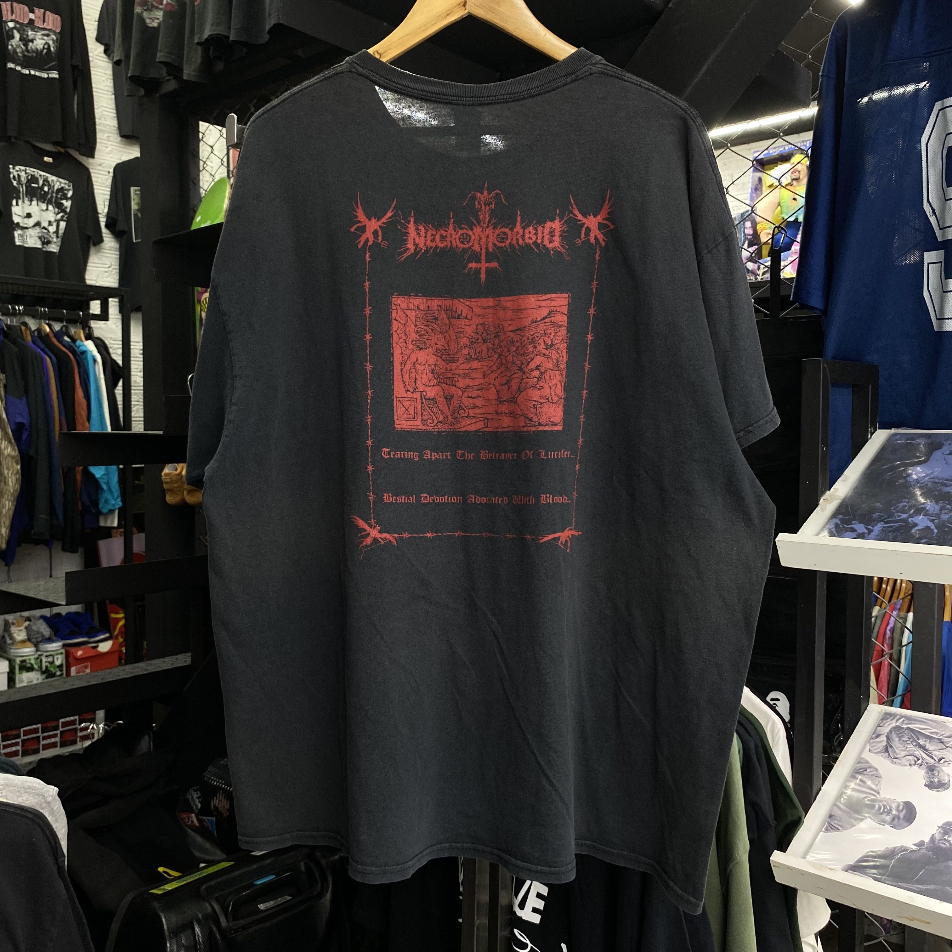 Band Tees NECROMORBID Black Death Metal Shirt Size US XXL / EU 58 / 5 - 4 Thumbnail