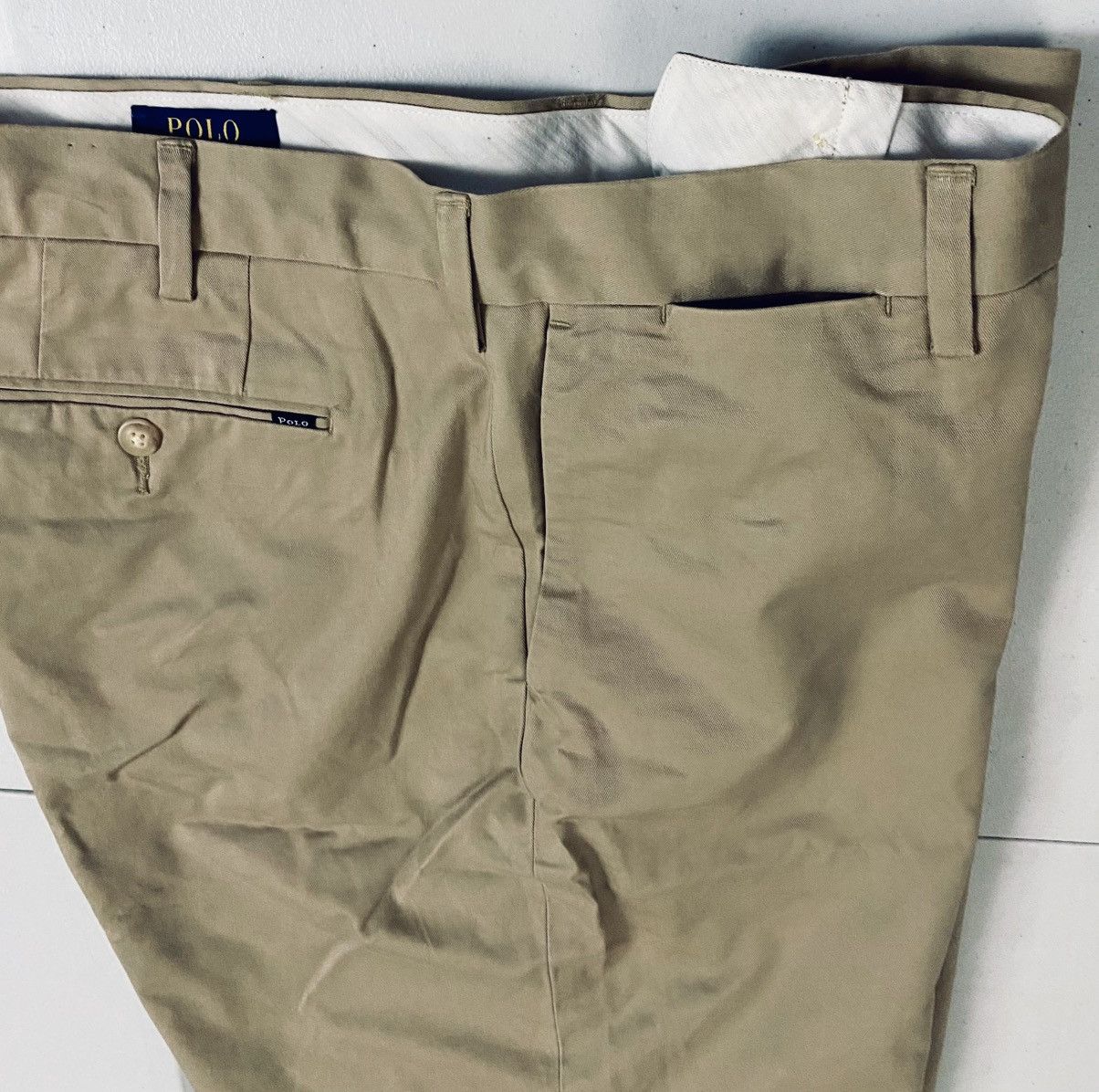 Polo Ralph Lauren PRL Luxury Beige Stretch Classic Fit 9” Chino Shorts 38 NWT Size US 38 / EU 54 - 11 Thumbnail
