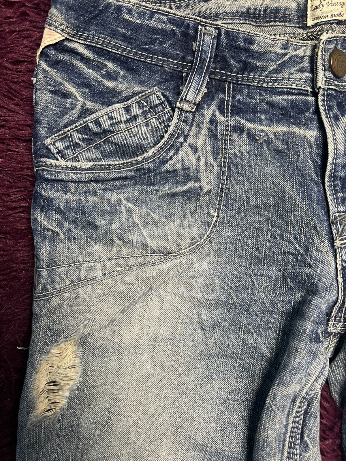 Big John VTG Brappers Japanese Denim Lady Vintage Flare Jeans Y2K(47) Size 32" / US 10 / IT 46 - 3 Thumbnail