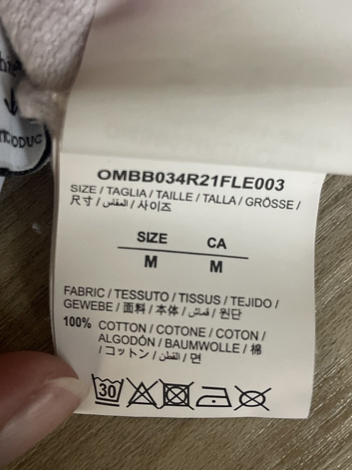 Off-White × Virgil Abloh White off white hoodie Size US M / EU 48-50 / 2 - 2 Thumbnail
