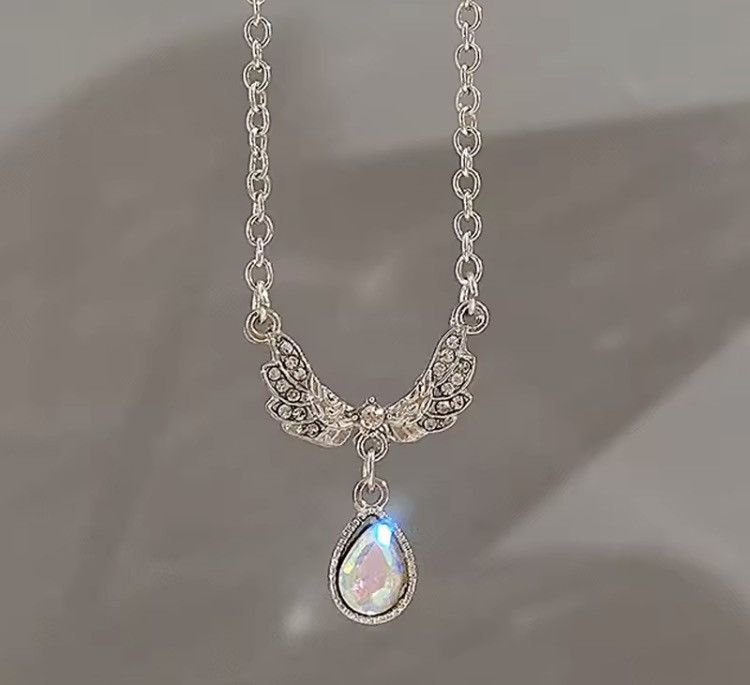 Japanese Brand Cybercore Star Pendant Necklace – Mixed Link Chain Size ONE SIZE - 2 Thumbnail